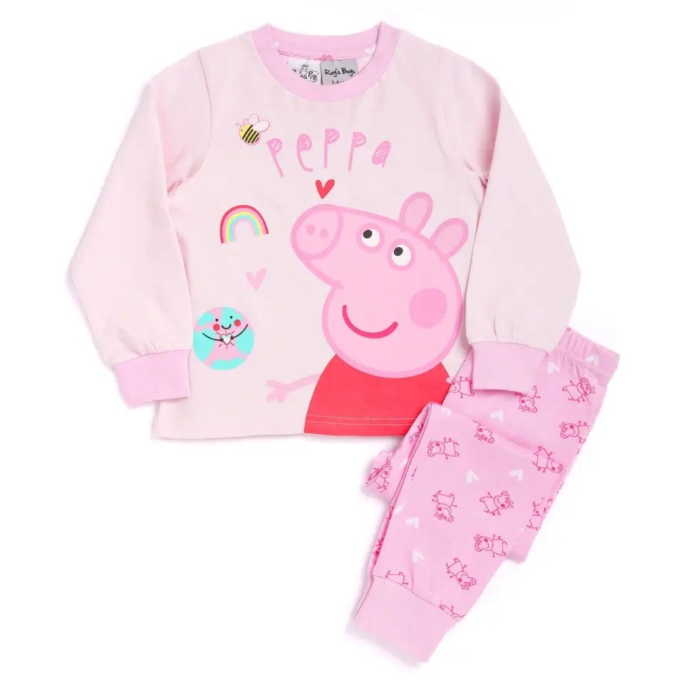 Personalised Peppa Pig Kids Pyjamas