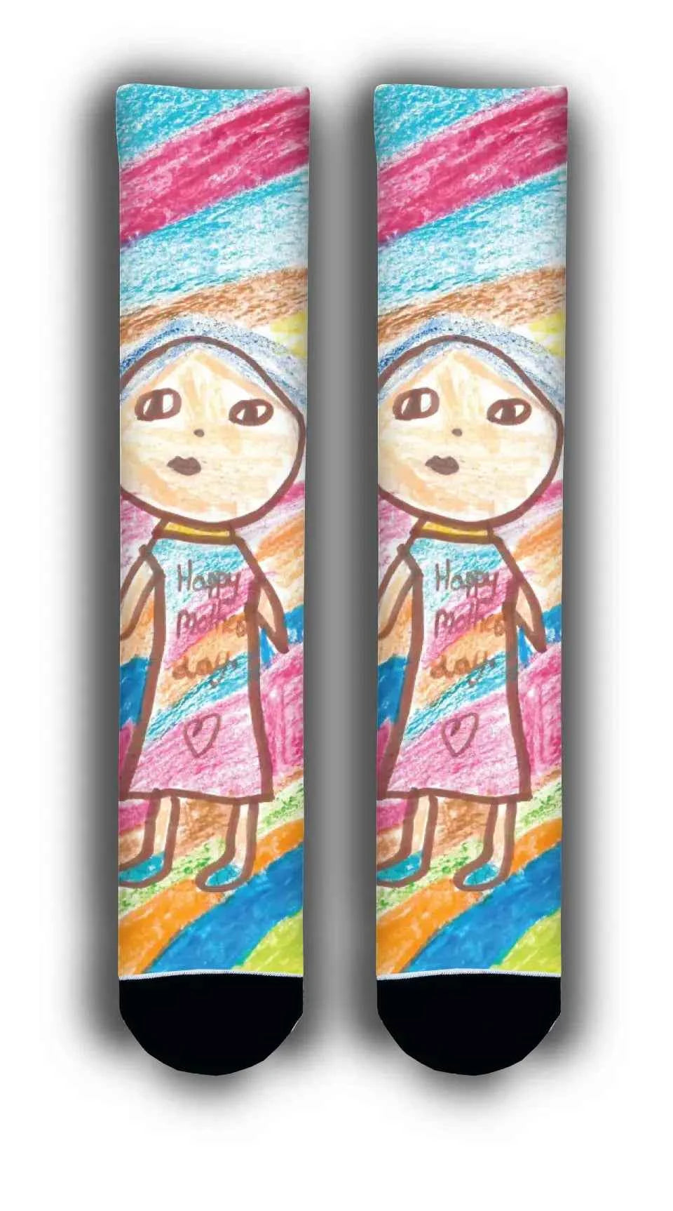 Draw Mummy Personalised Socks
