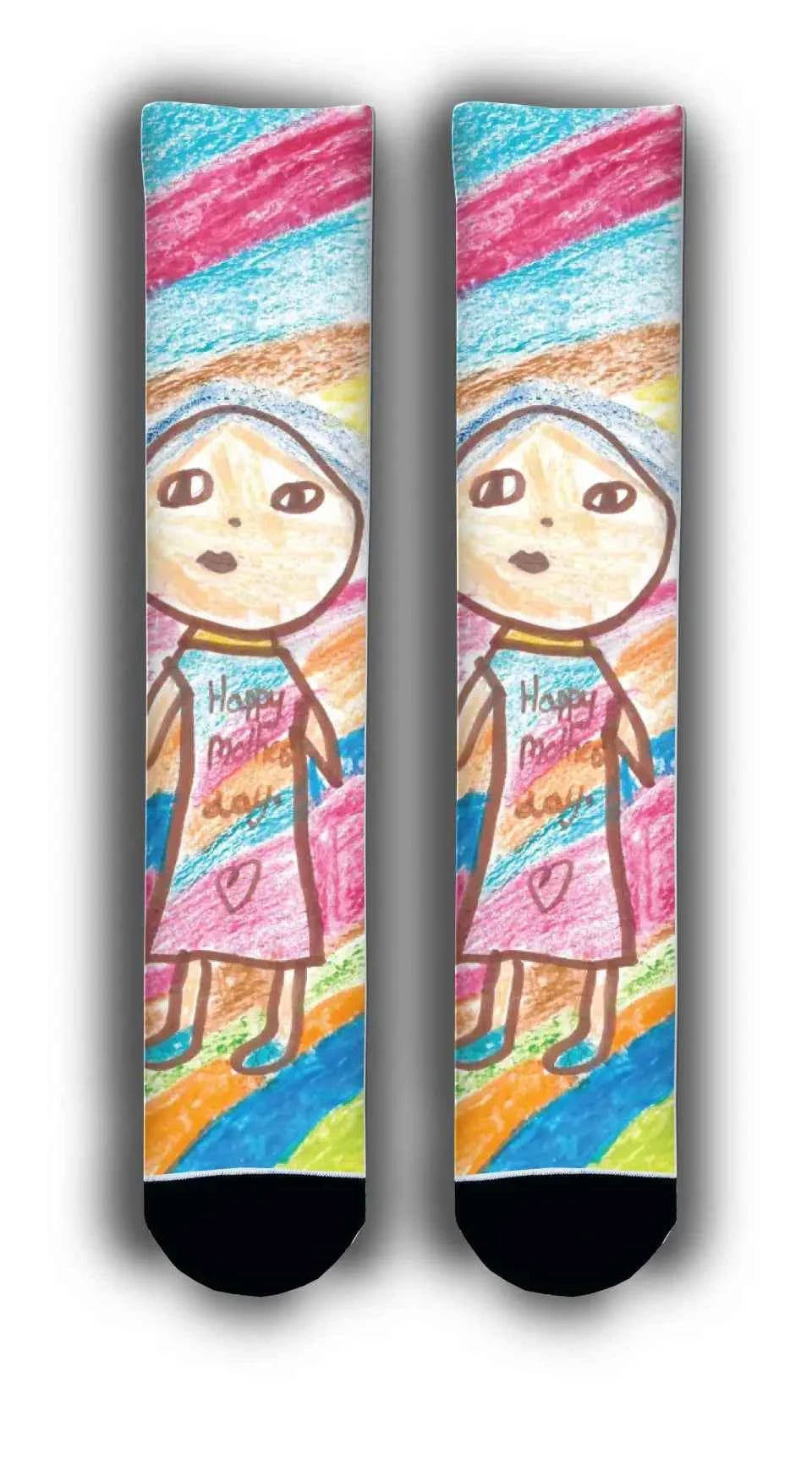 Draw Mummy Personalised Socks