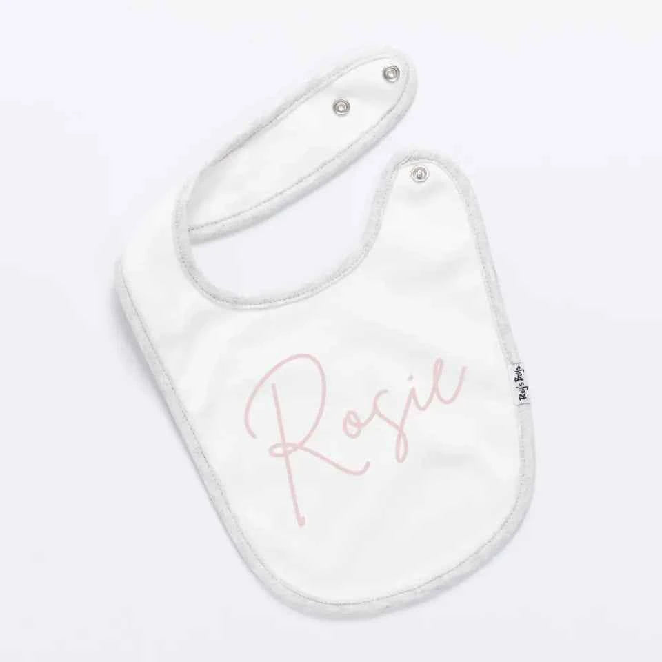 Personalised Name Baby Bib