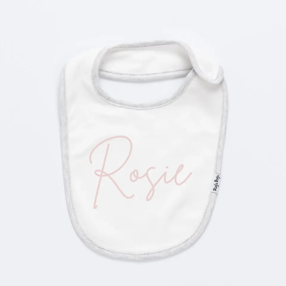 Personalised Name Baby Bib