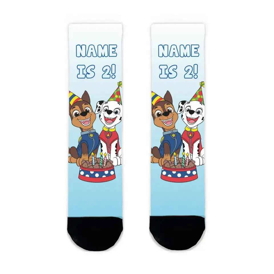Personalised Paw Patrol "Chase and Marshall" Birthday Kids&