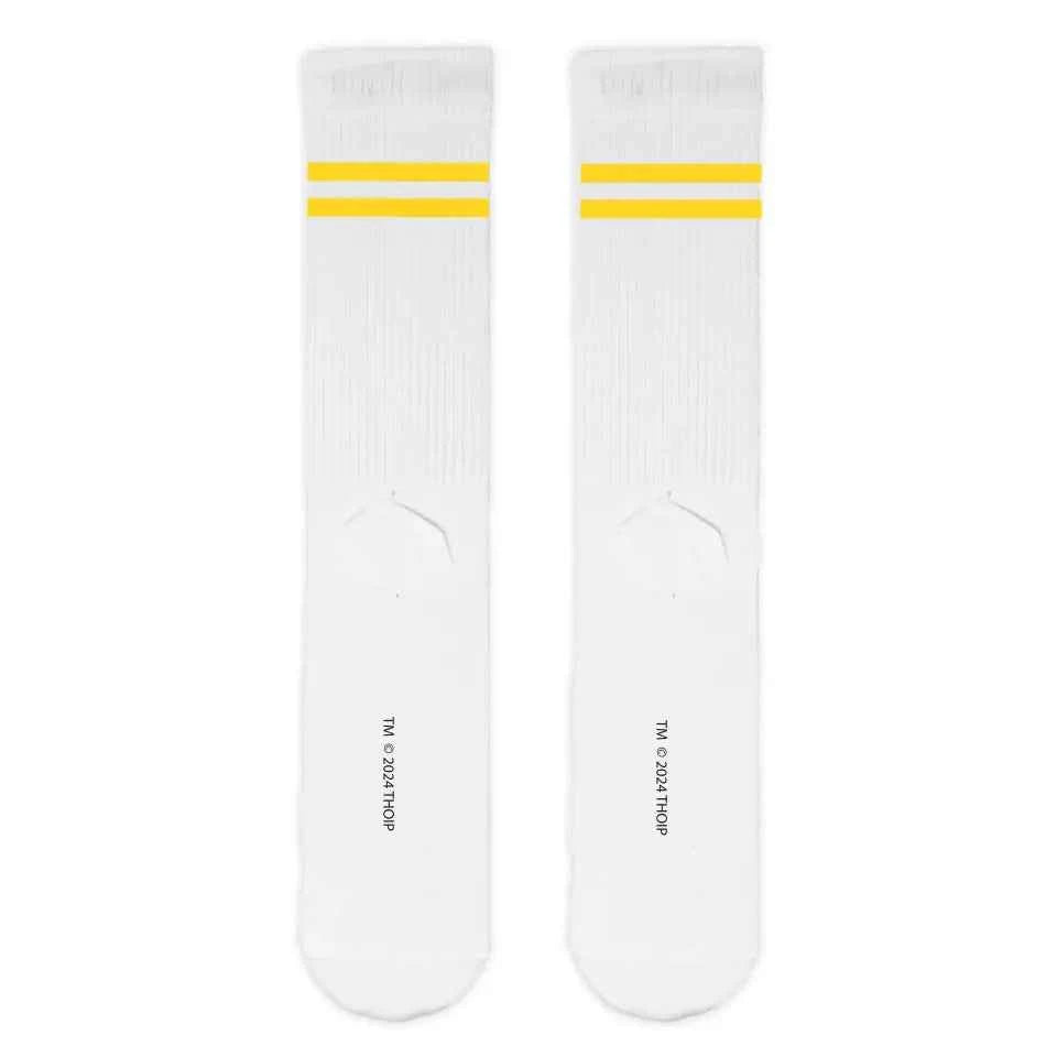 Personalised Little Miss Football Slogan Adult Sports Socks