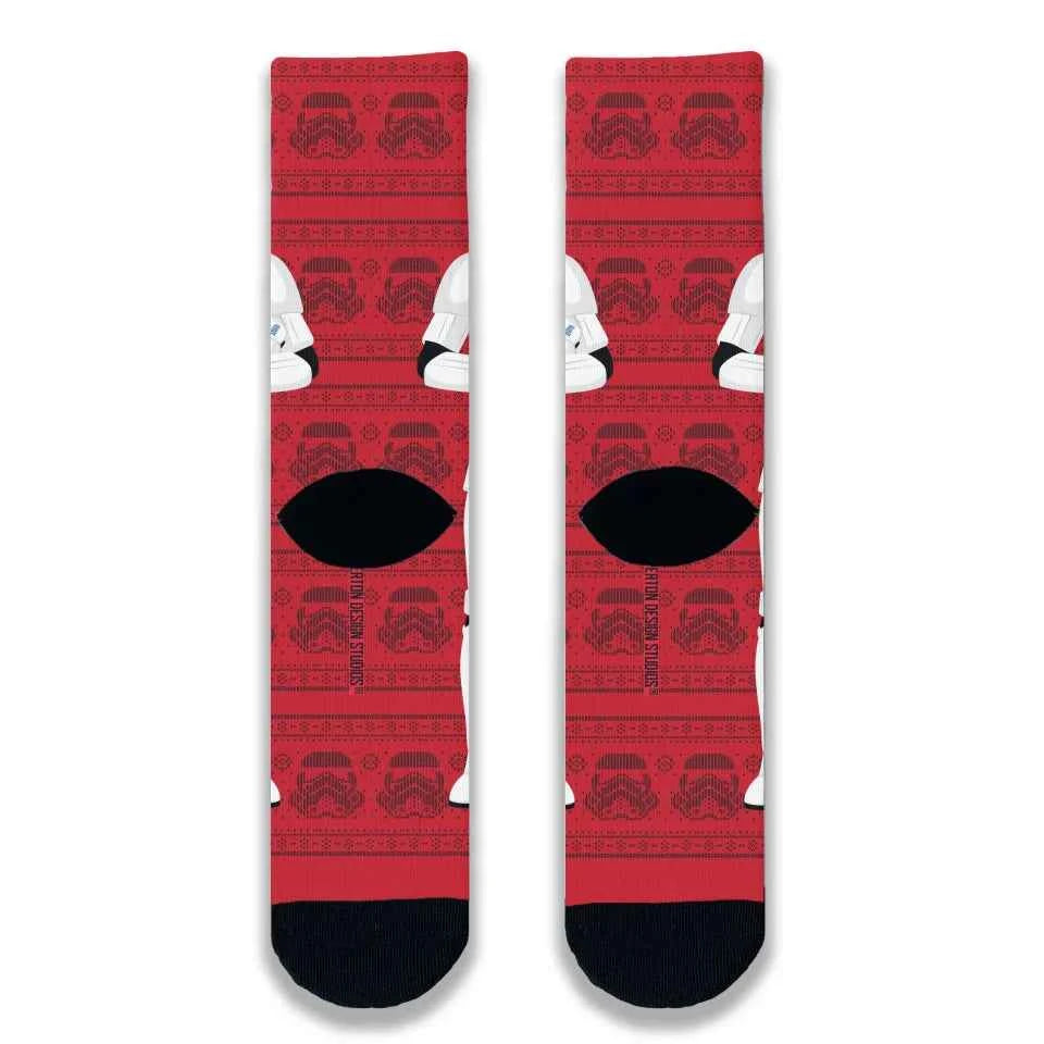 Personalised Stormtrooper Face Adult Printed Socks