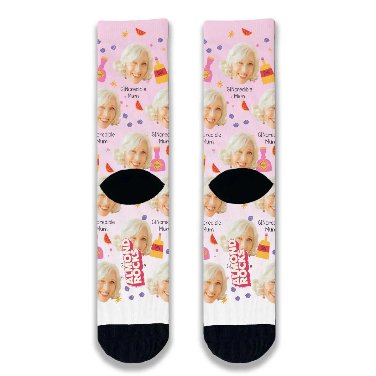 GINcredible Mum Personalised Face Socks