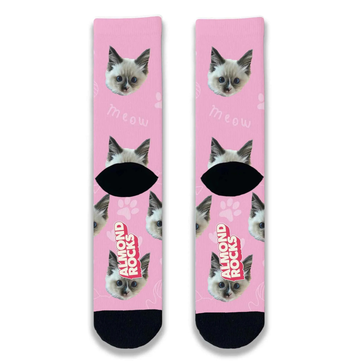 Cat Mum Personalised Socks