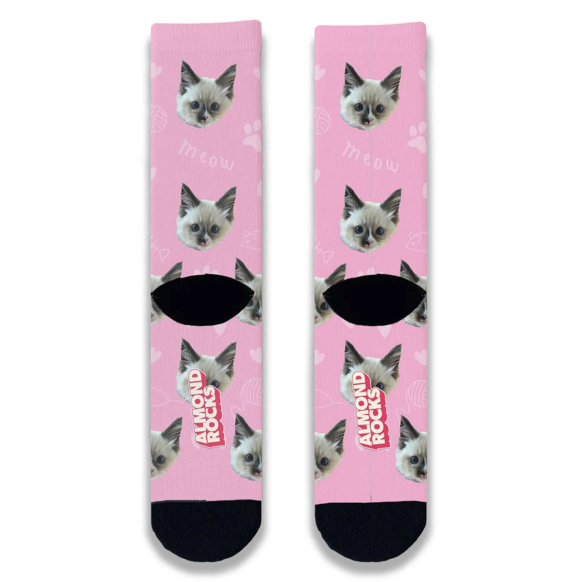 Cat Mum Personalised Socks