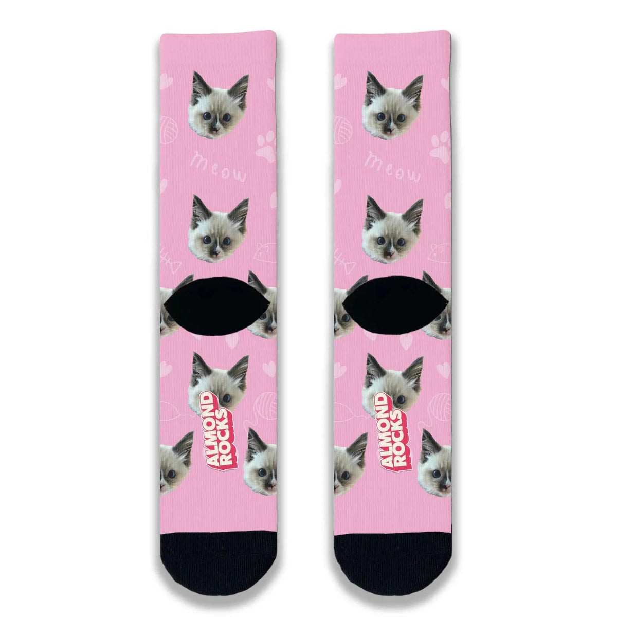 Cat Mum Personalised Socks
