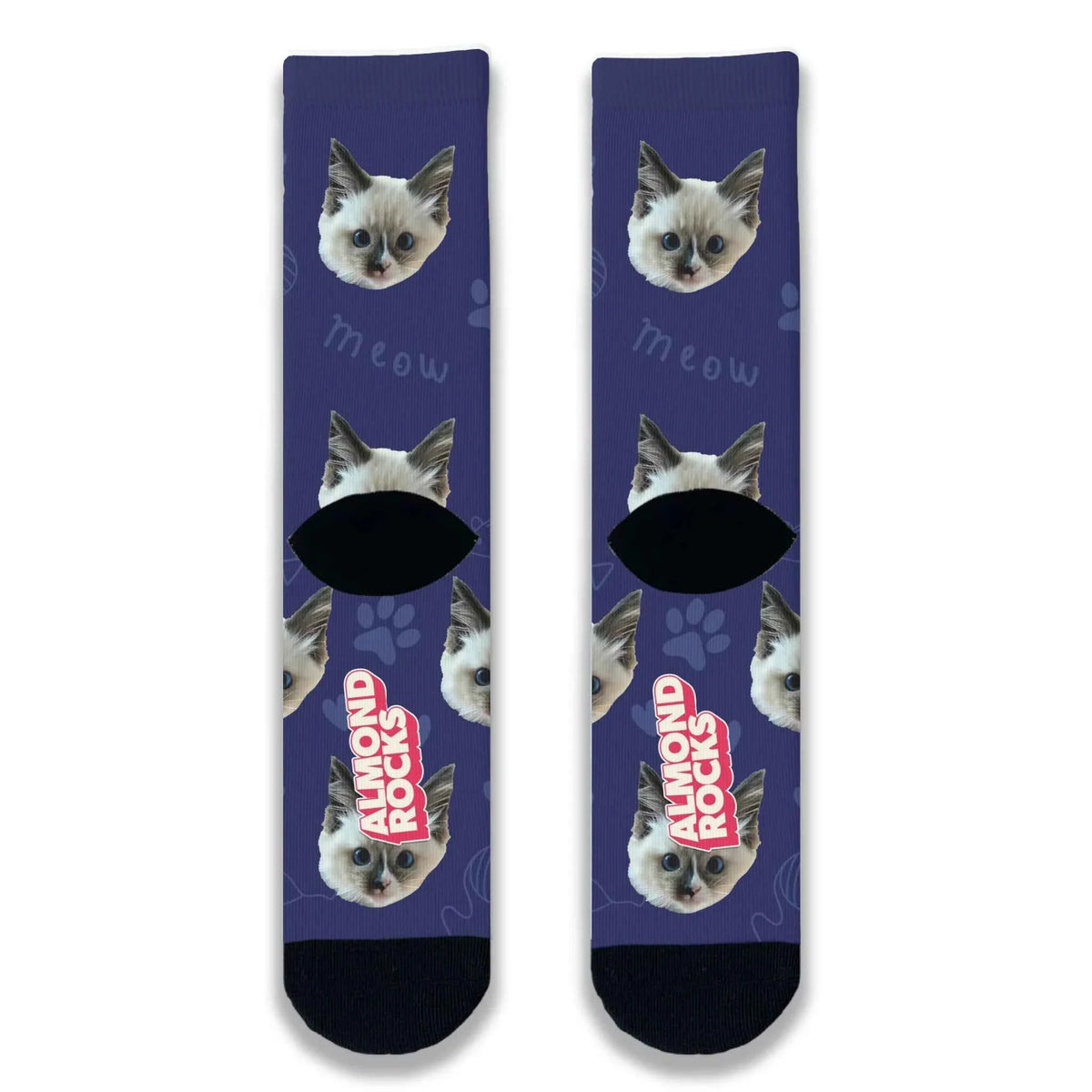 Cat Dad Personalised Socks