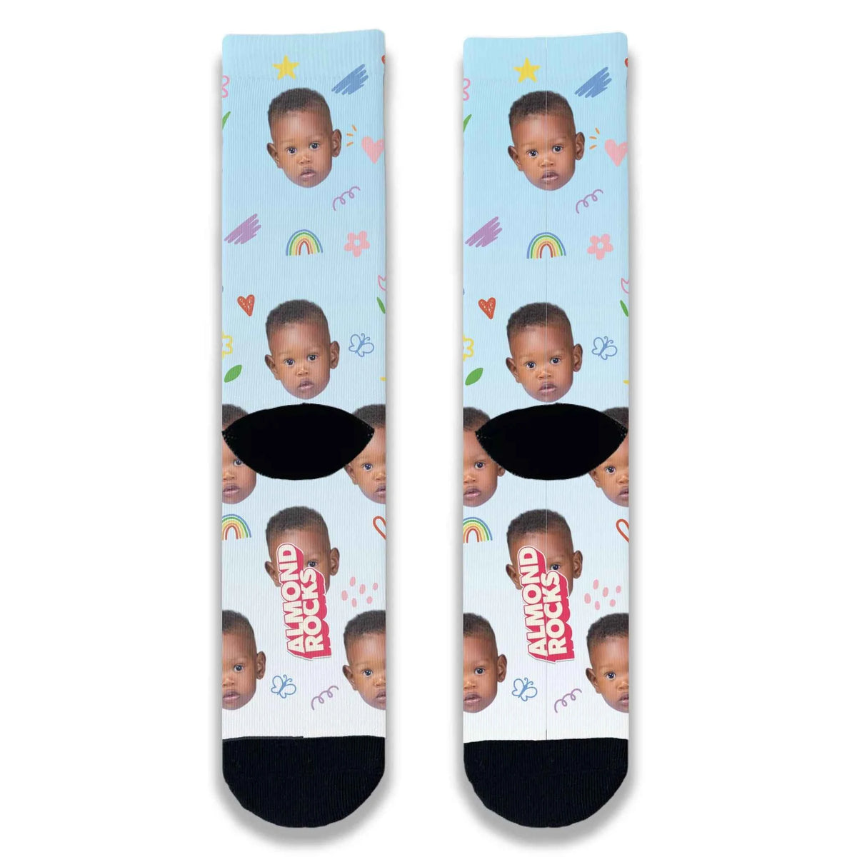 Love you Mummy Personalised Face Socks