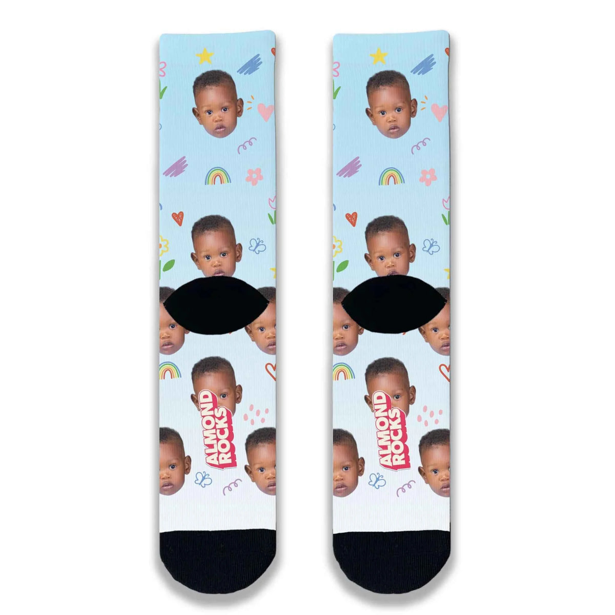 Love you Mummy Personalised Face Socks