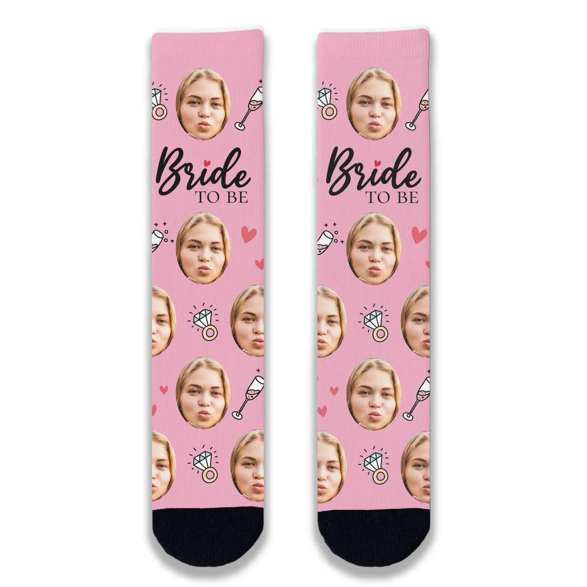 Hen Do Personalised Face Socks