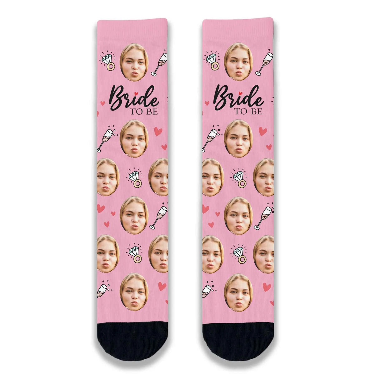 Hen Do Personalised Face Socks
