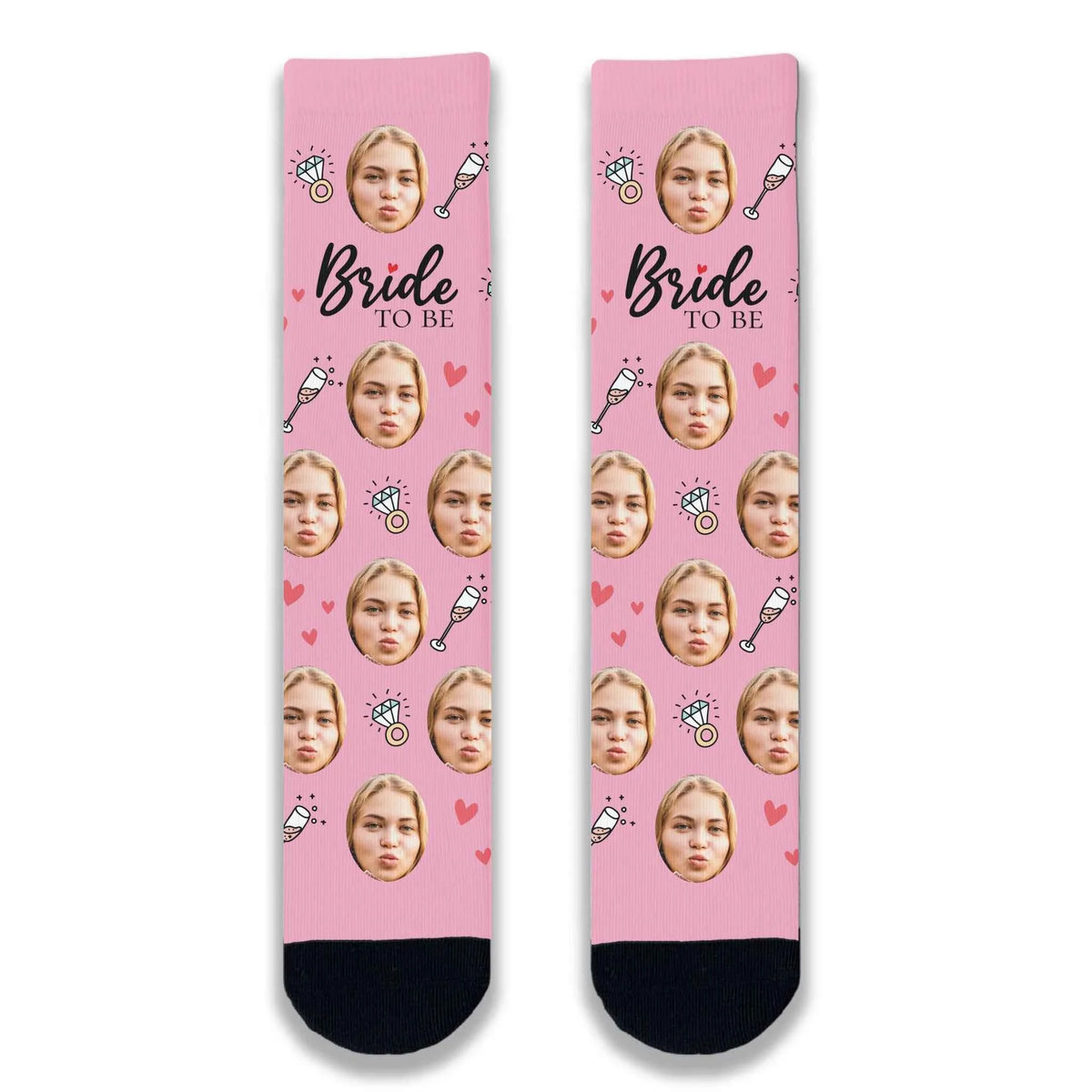 Hen Do Personalised Face Socks