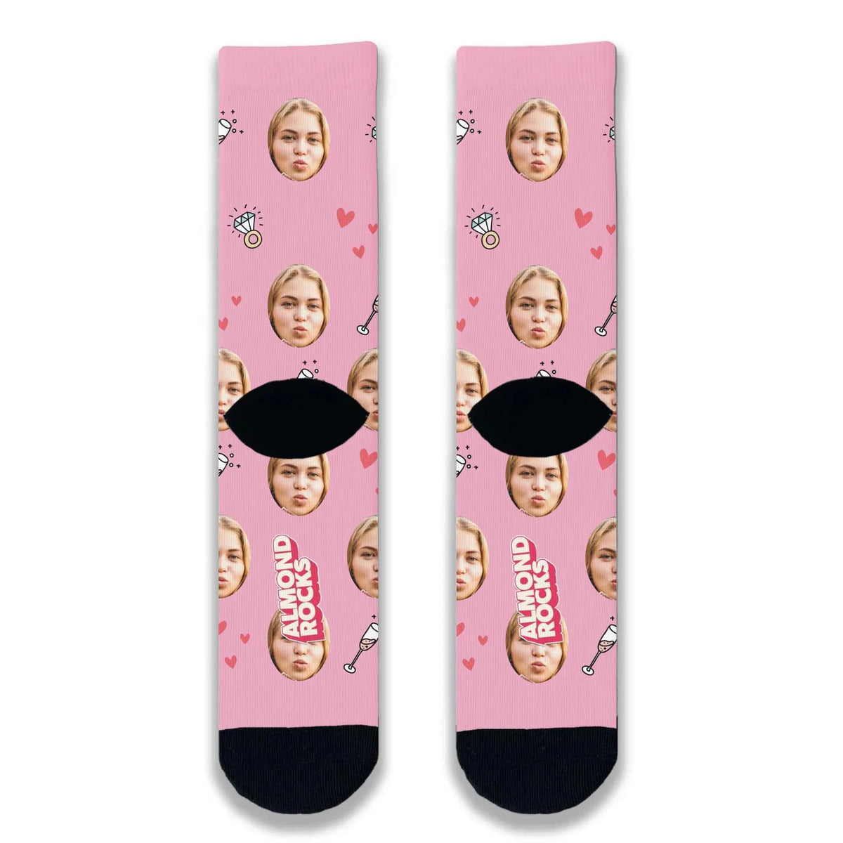 Hen Do Personalised Face Socks