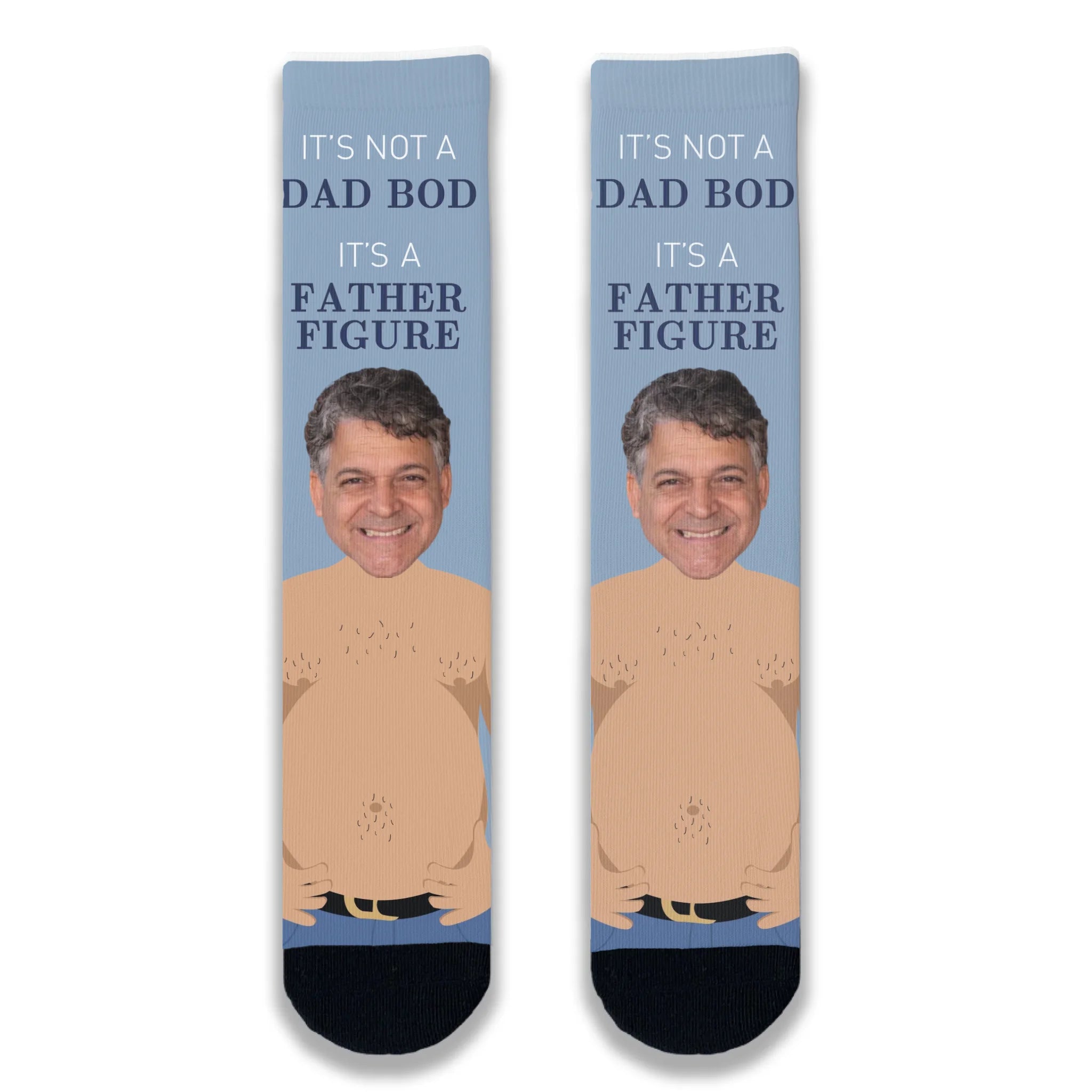 Dad Bod Personalised Face Socks