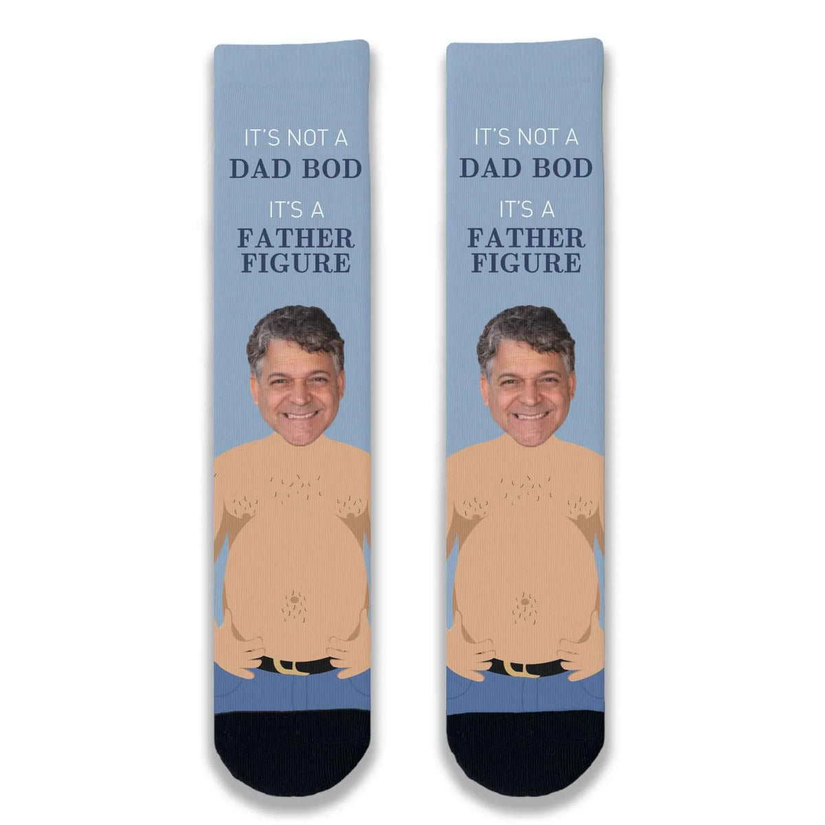 Dad Bod Personalised Face Socks
