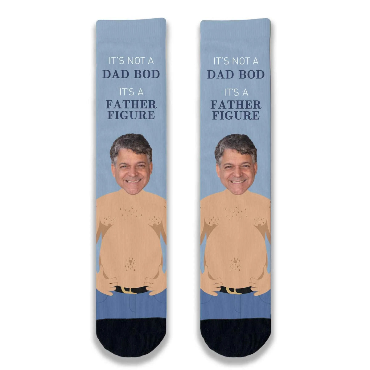 Dad Bod Personalised Face Socks