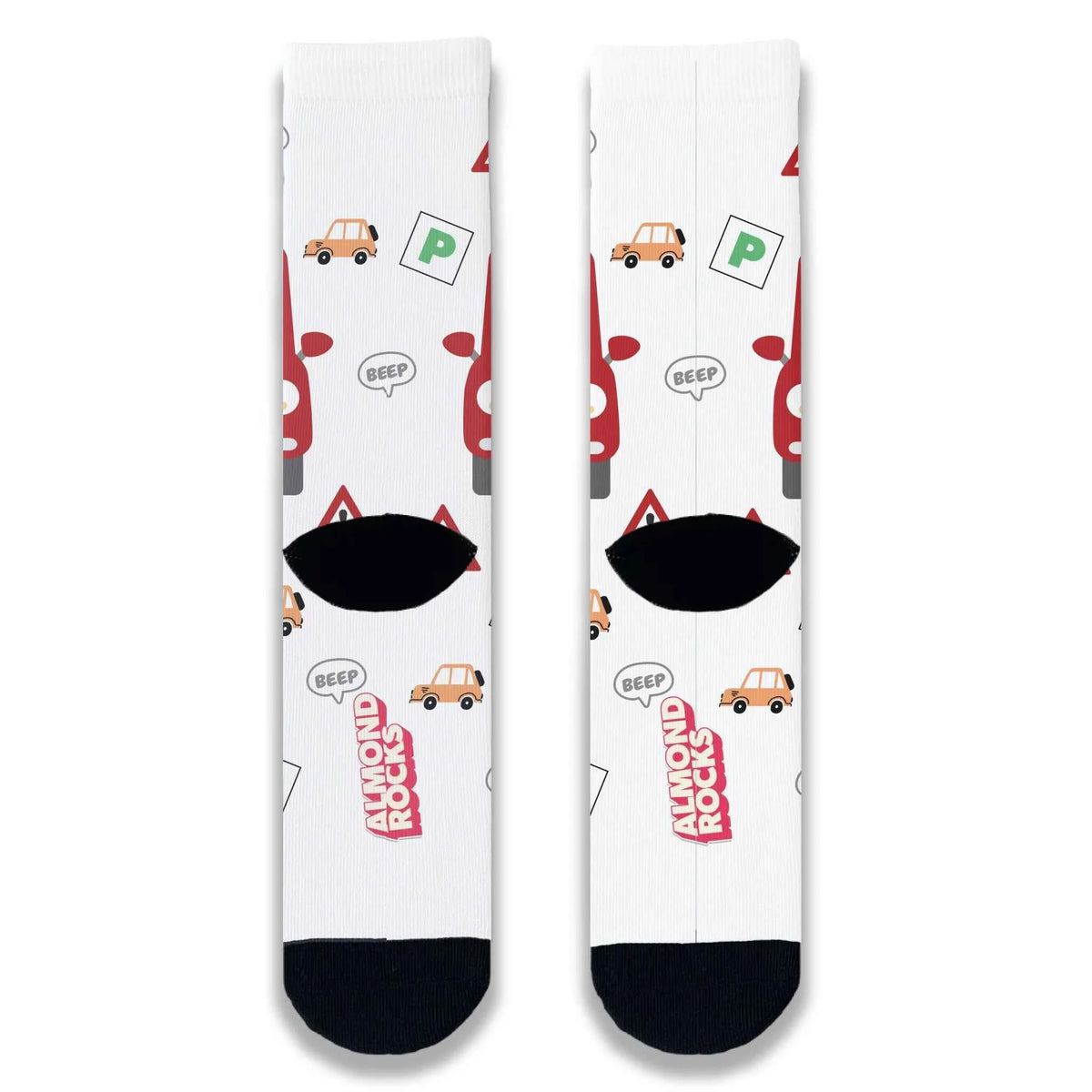 Passed Driving Test Car Personalised Face Socks