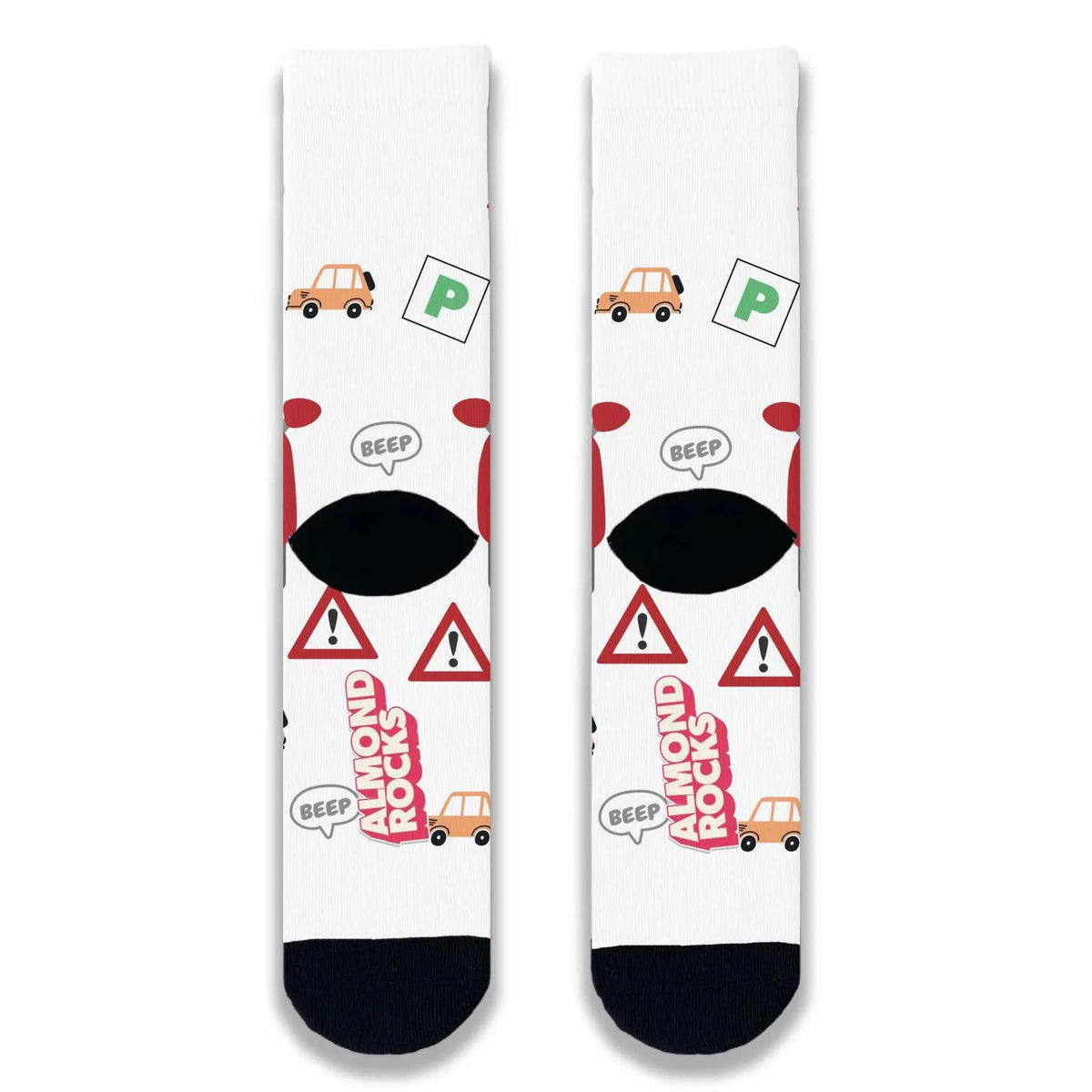 Passed Driving Test Car Personalised Face Socks