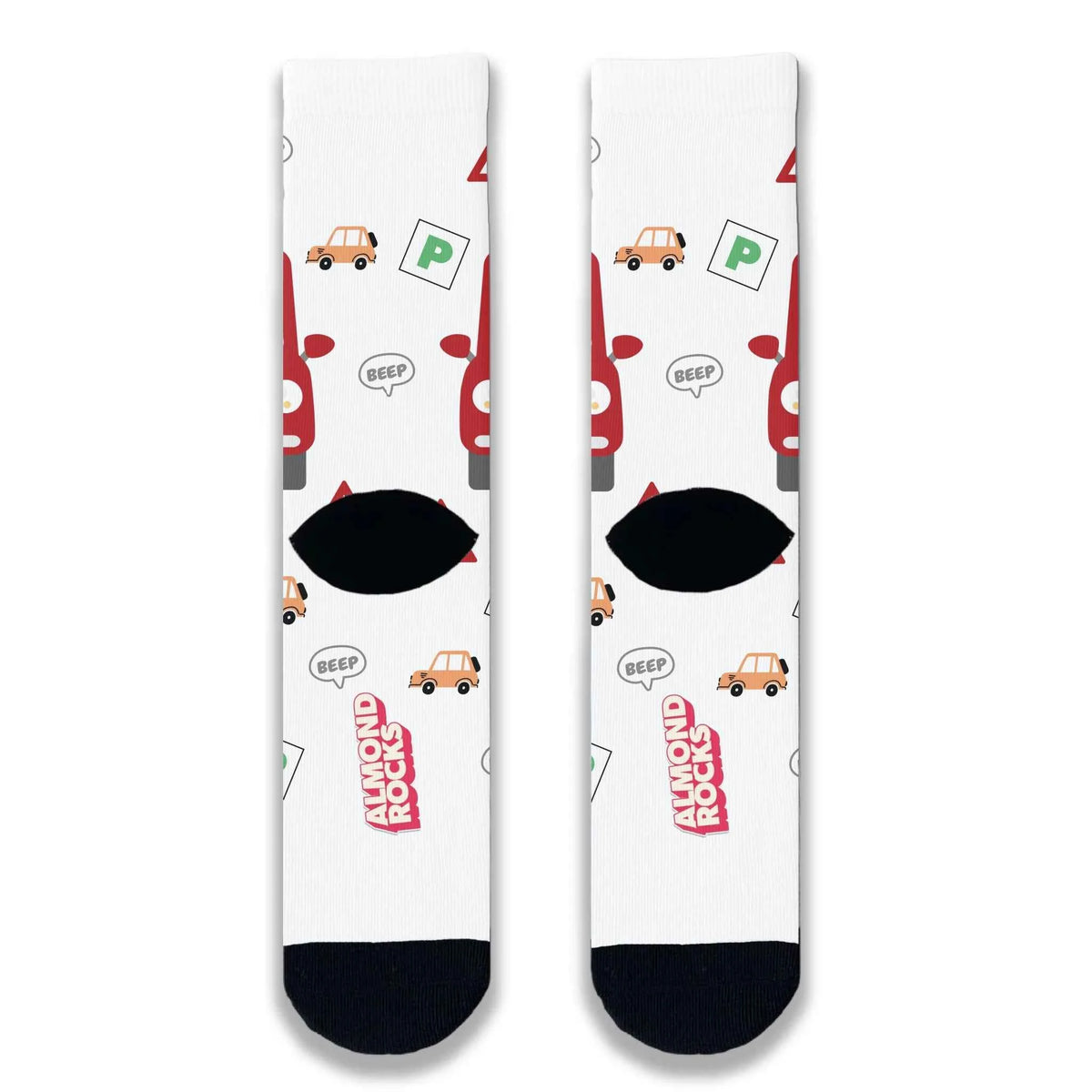 Passed Driving Test Car Personalised Face Socks