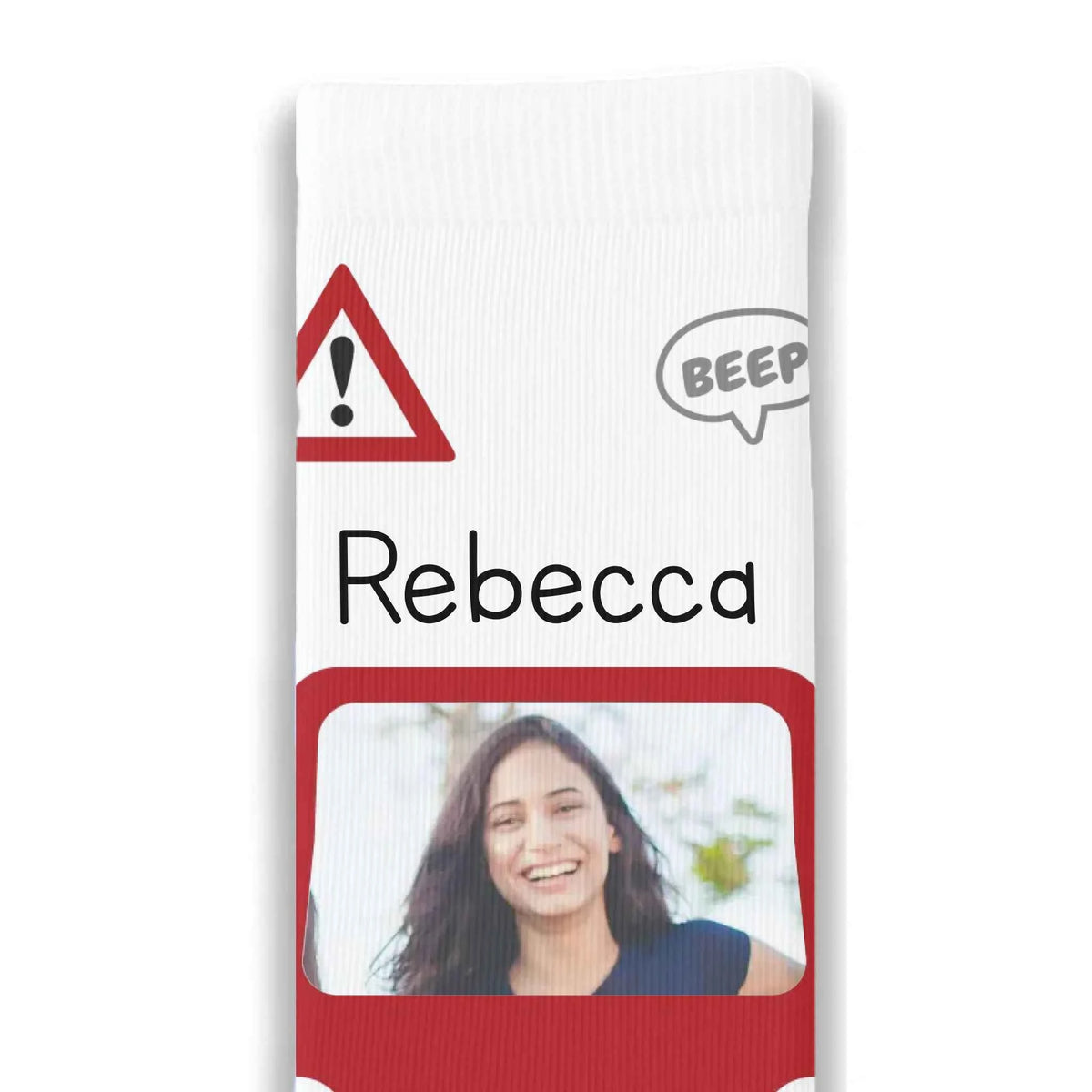 Passed Driving Test Car Personalised Face Socks