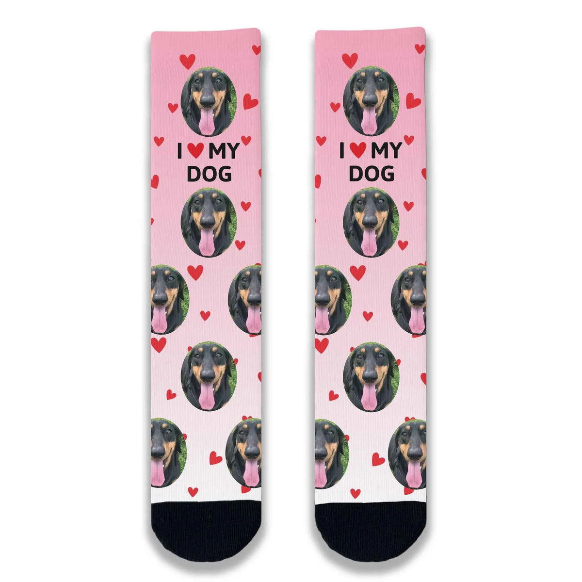 I Love My... Personalised Dog Socks
