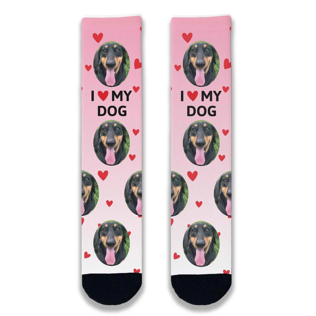 I Love My... Personalised Dog Socks