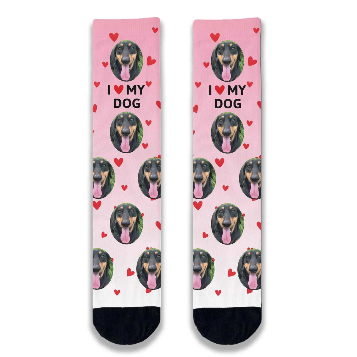 I Love My... Personalised Dog Socks