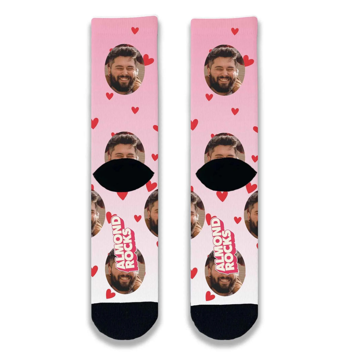 I Love My... Personalised Face Socks