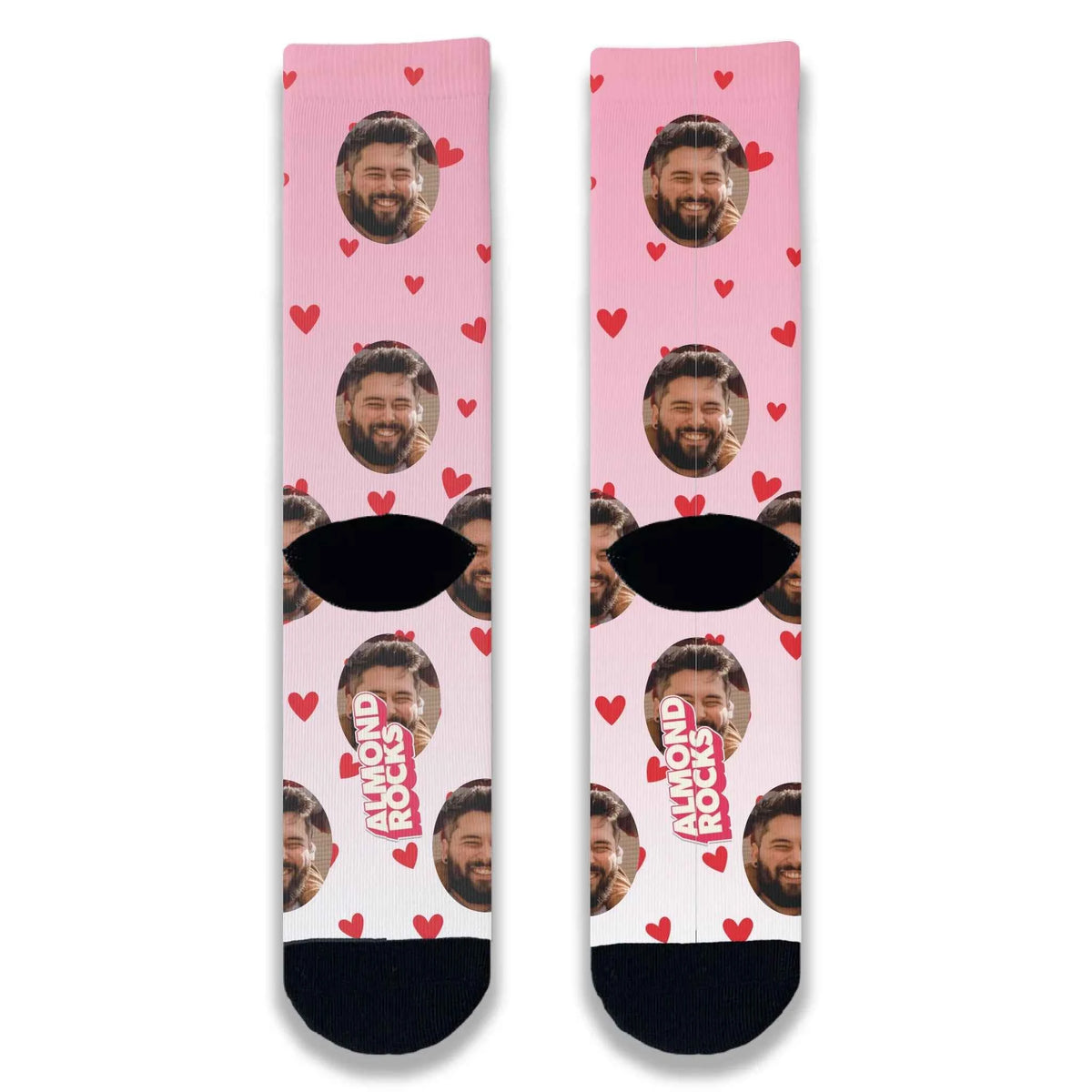 I Love My... Personalised Face Socks