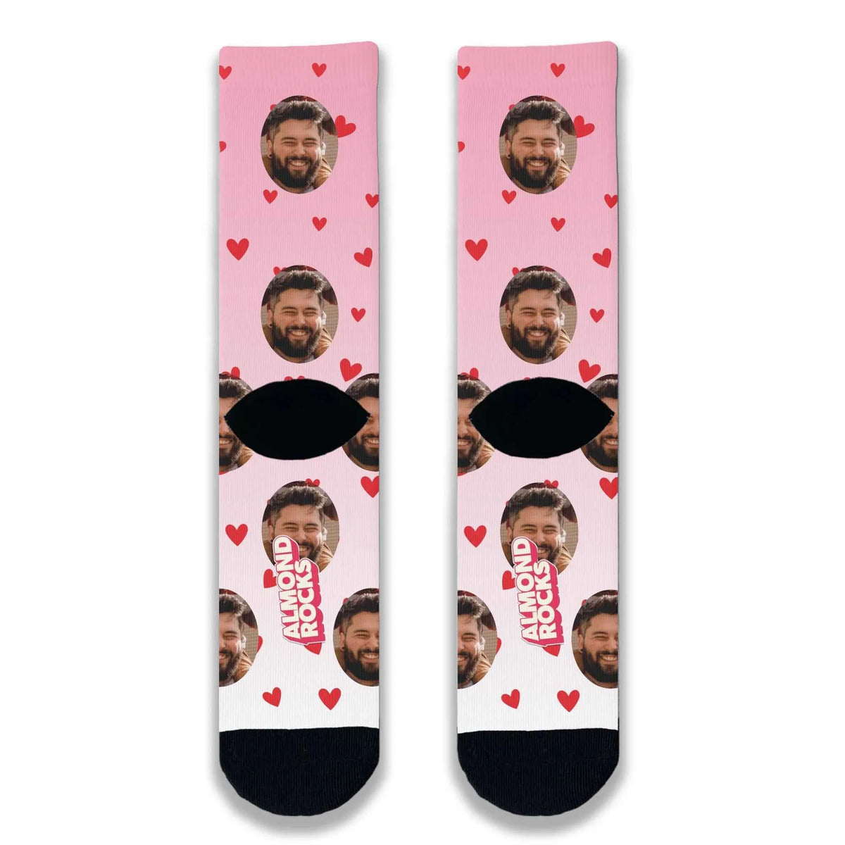 I Love My... Personalised Face Socks
