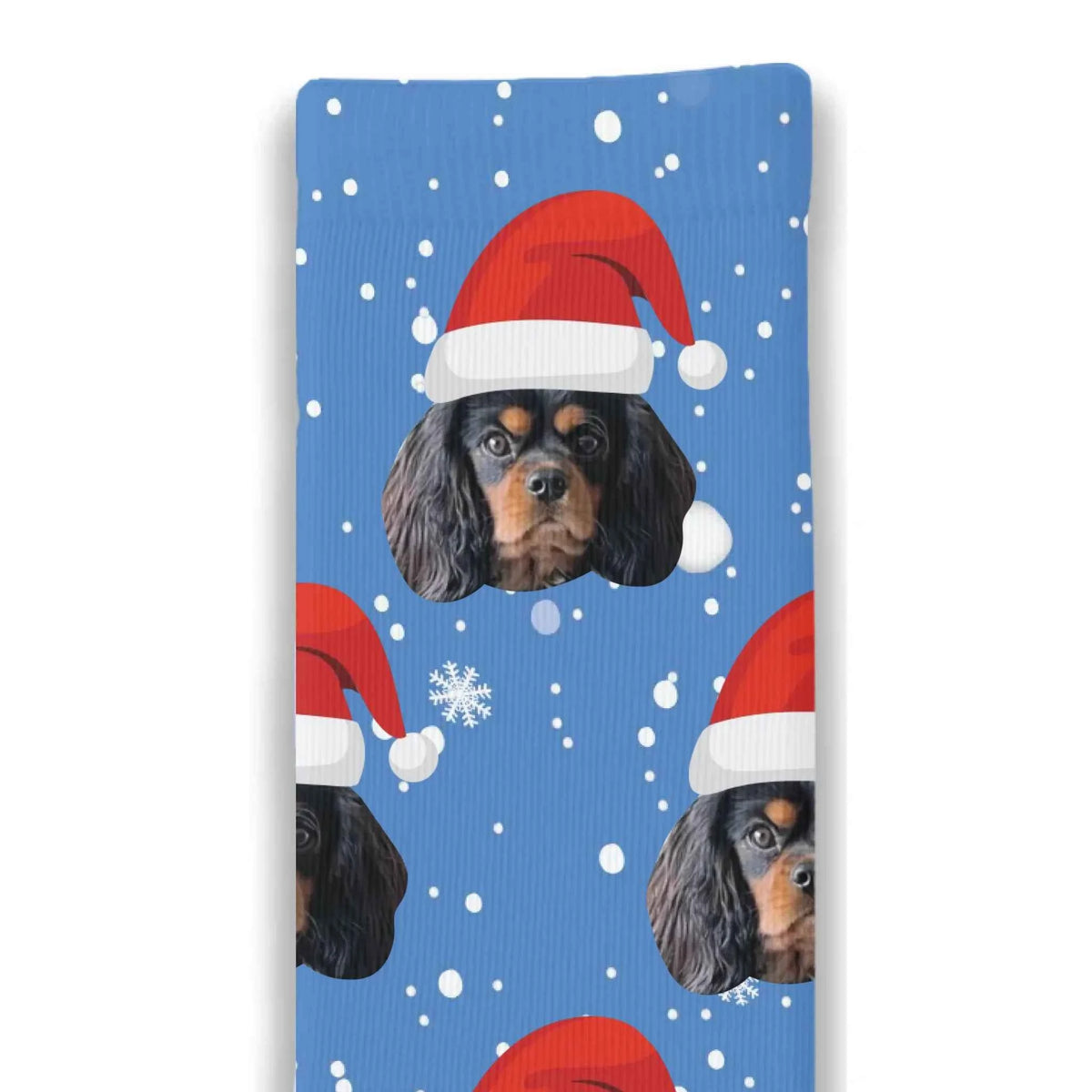 Christmas Santa Dog Personalised Socks