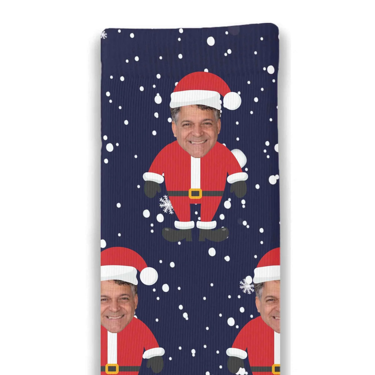 Santa Personalised Face Socks