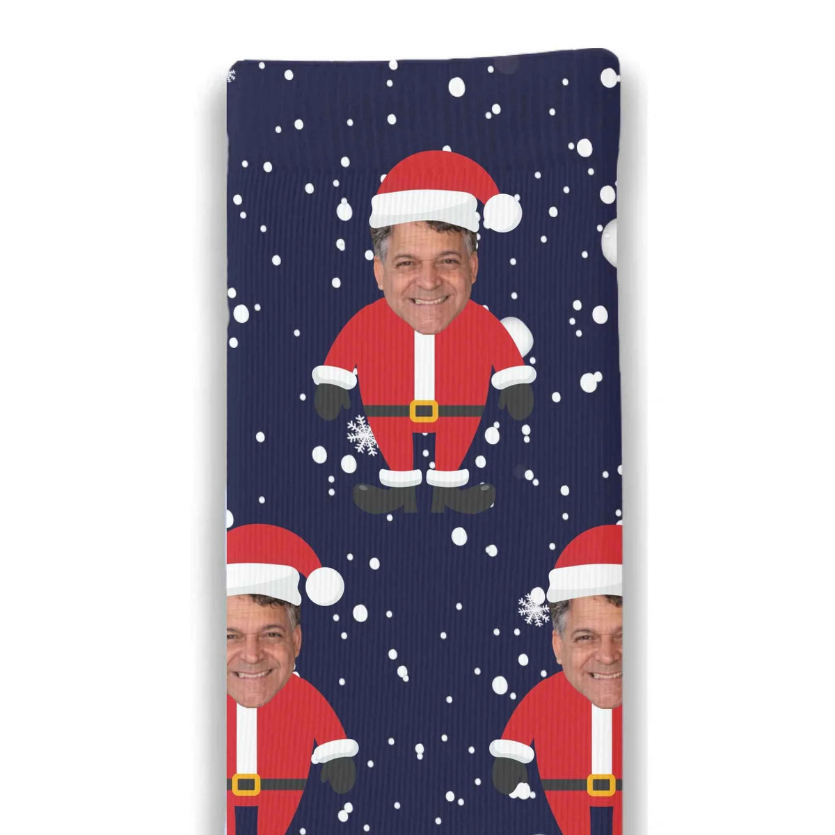 Santa Personalised Face Socks