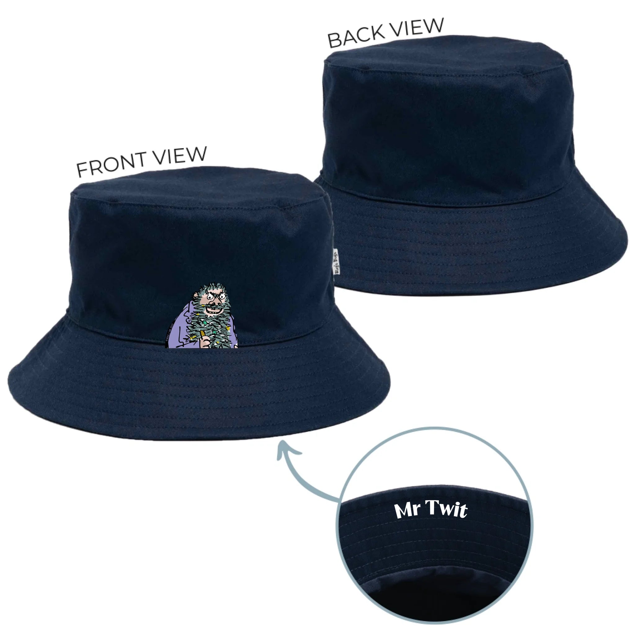Personalised The Twits Adult Bucket Hat