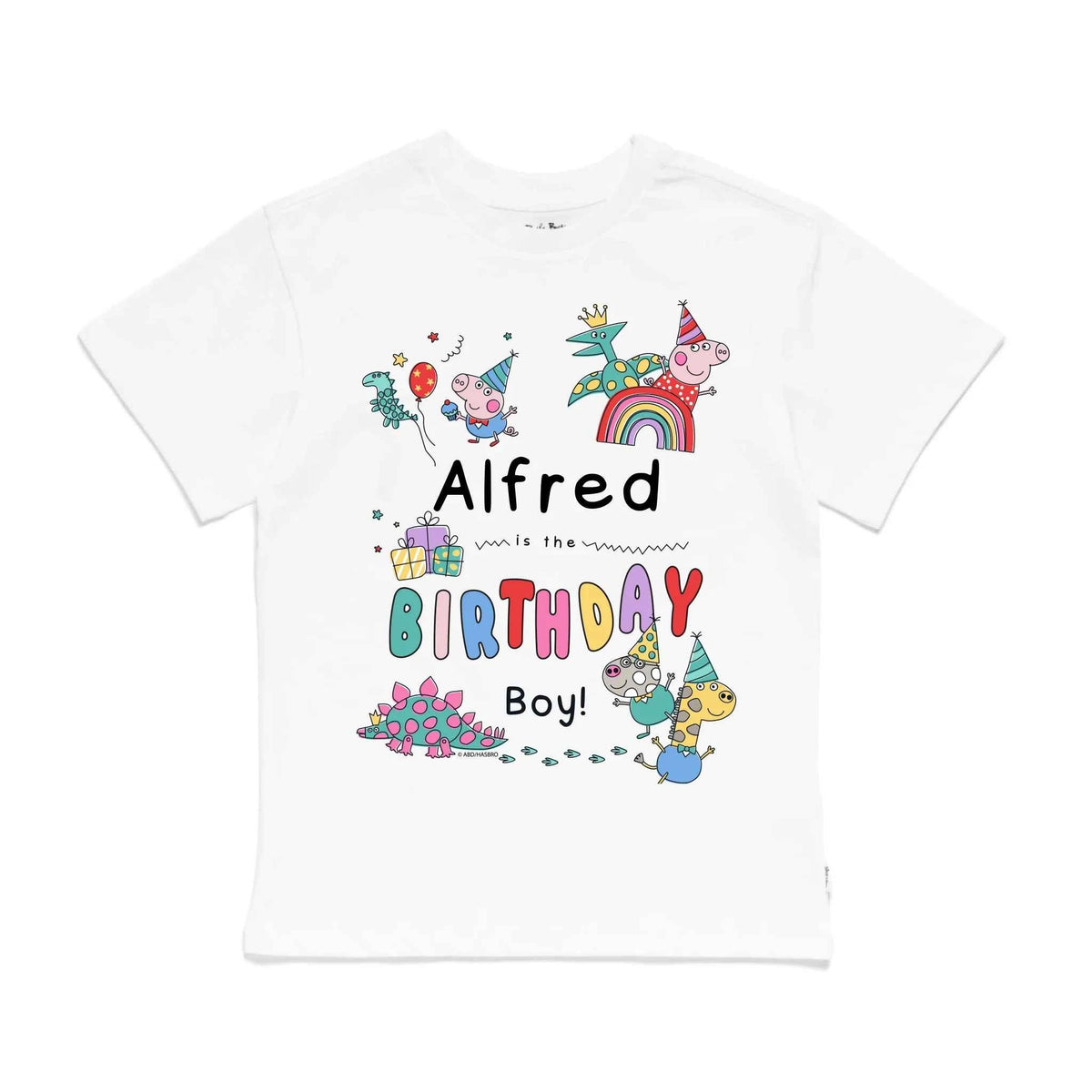 Personalised Peppa Pig Birthday Boy Kids&