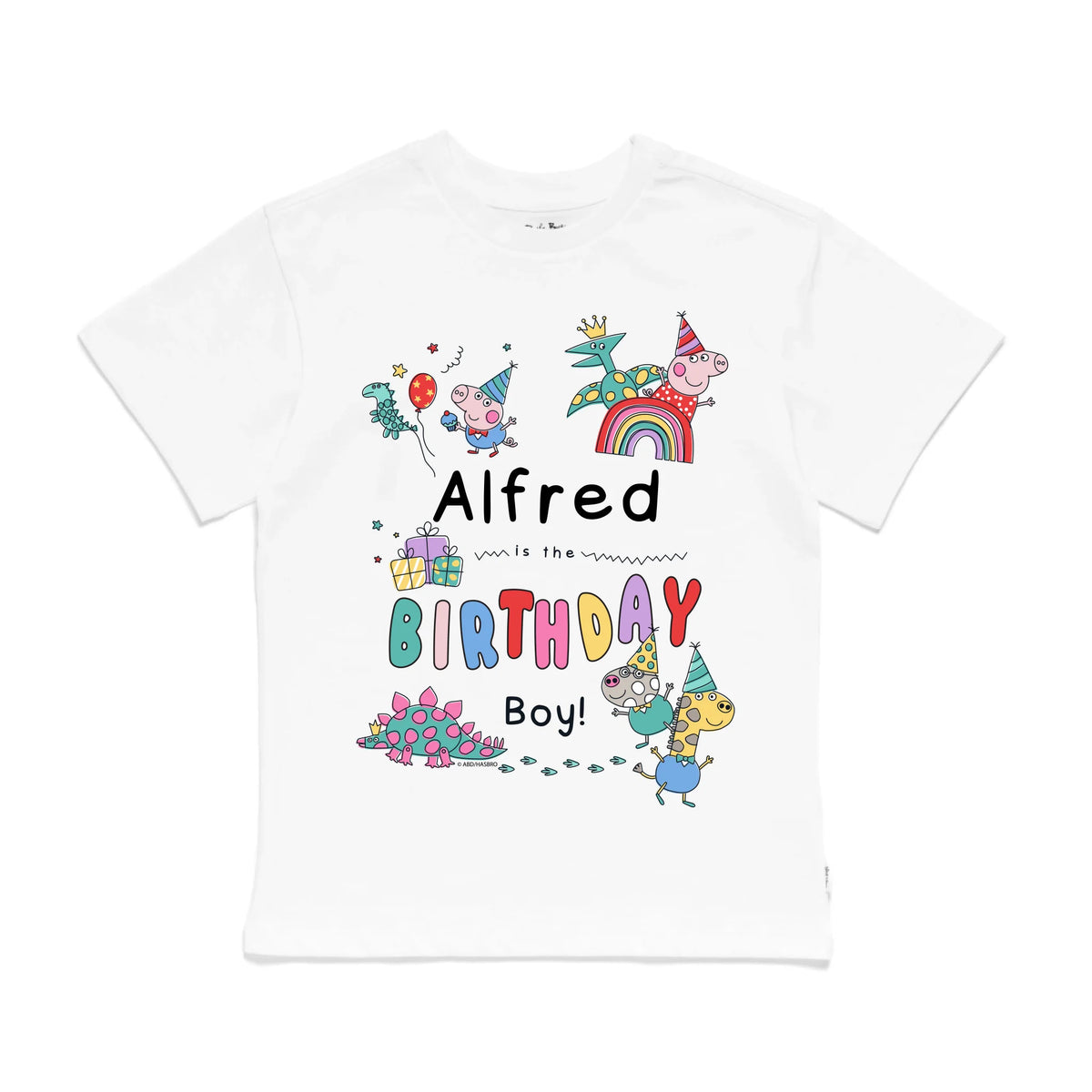 Roys Boys White T-Shirt Imagery_0009_Older Kids Front