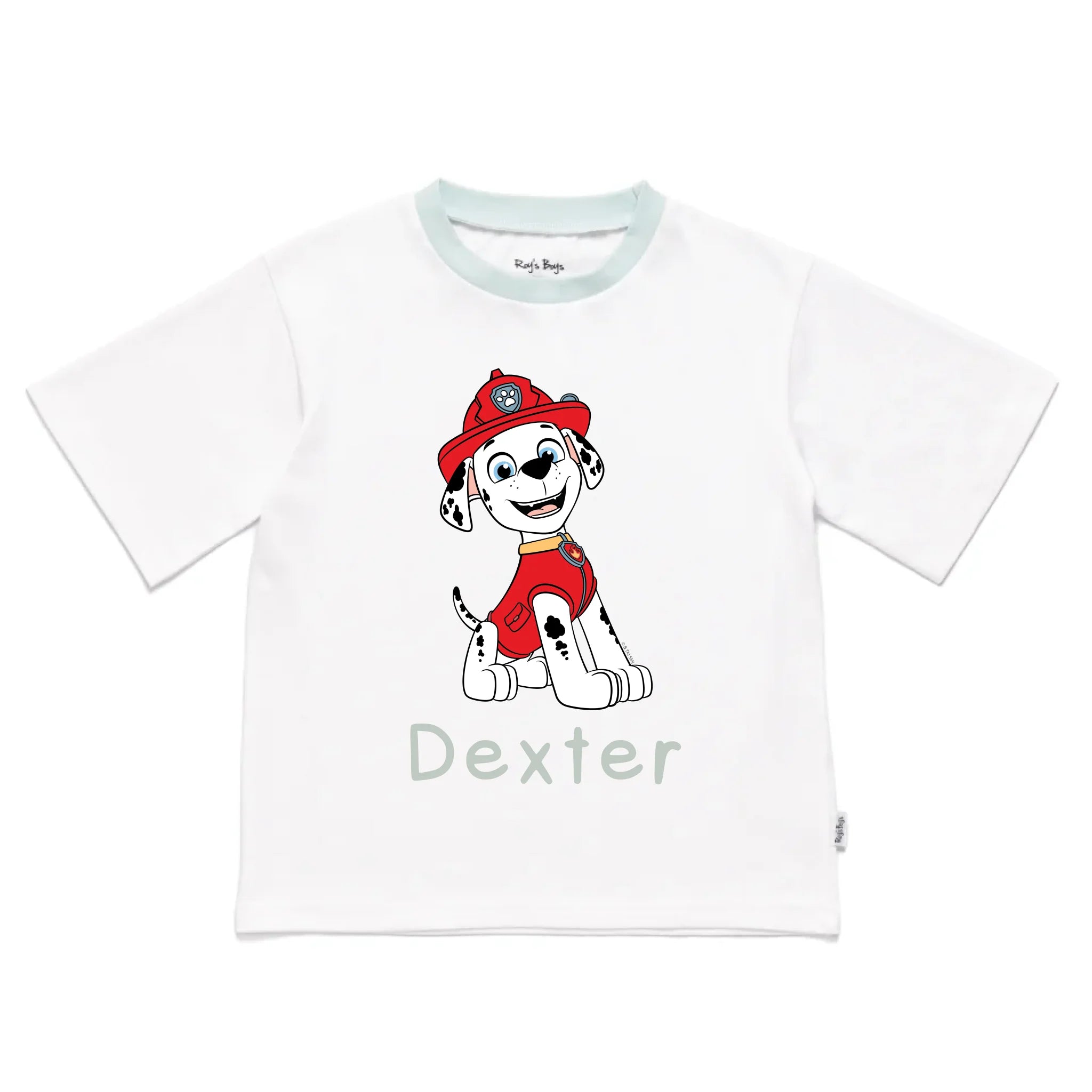 Roys_Boys_Pyjamas_Blank_Short_Sleeve_Tee_front