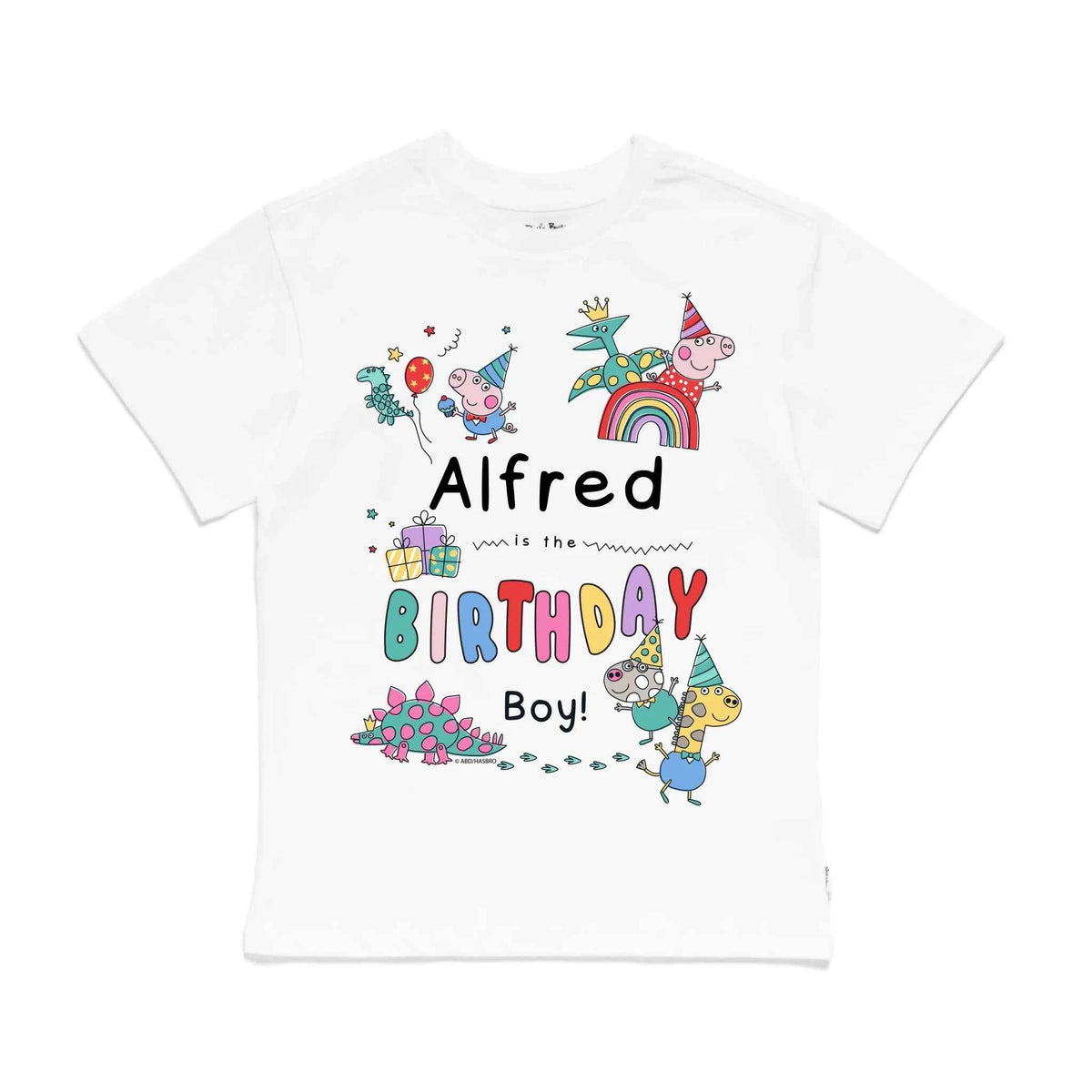 Personalised Peppa Pig Birthday Boy Kids&
