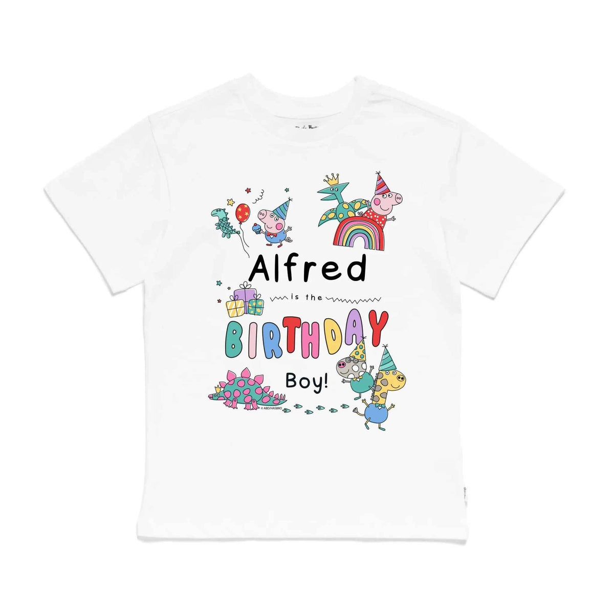 Personalised Peppa Pig Birthday Boy Kids&