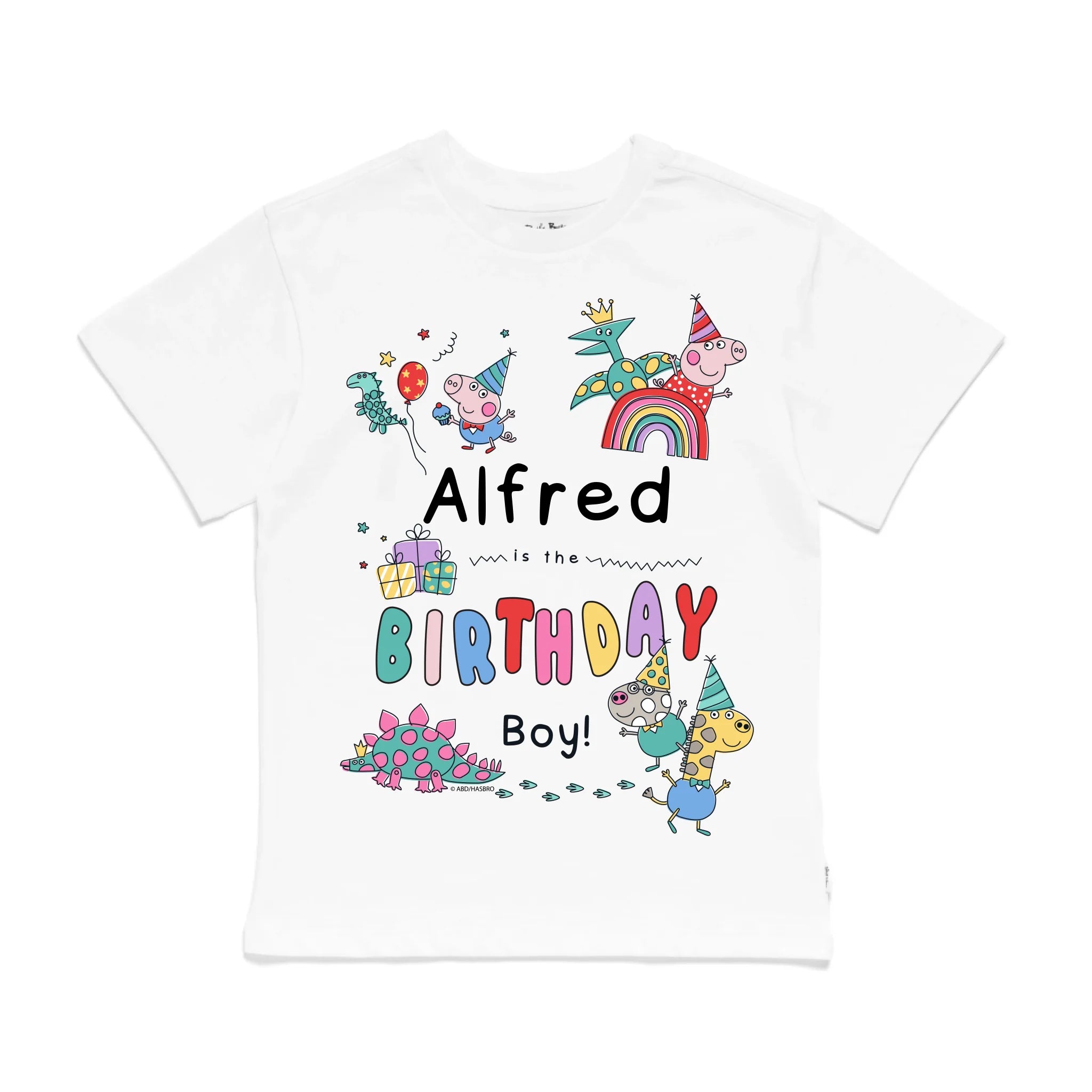 Roys Boys White T-Shirt Imagery_0009_Older Kids Front