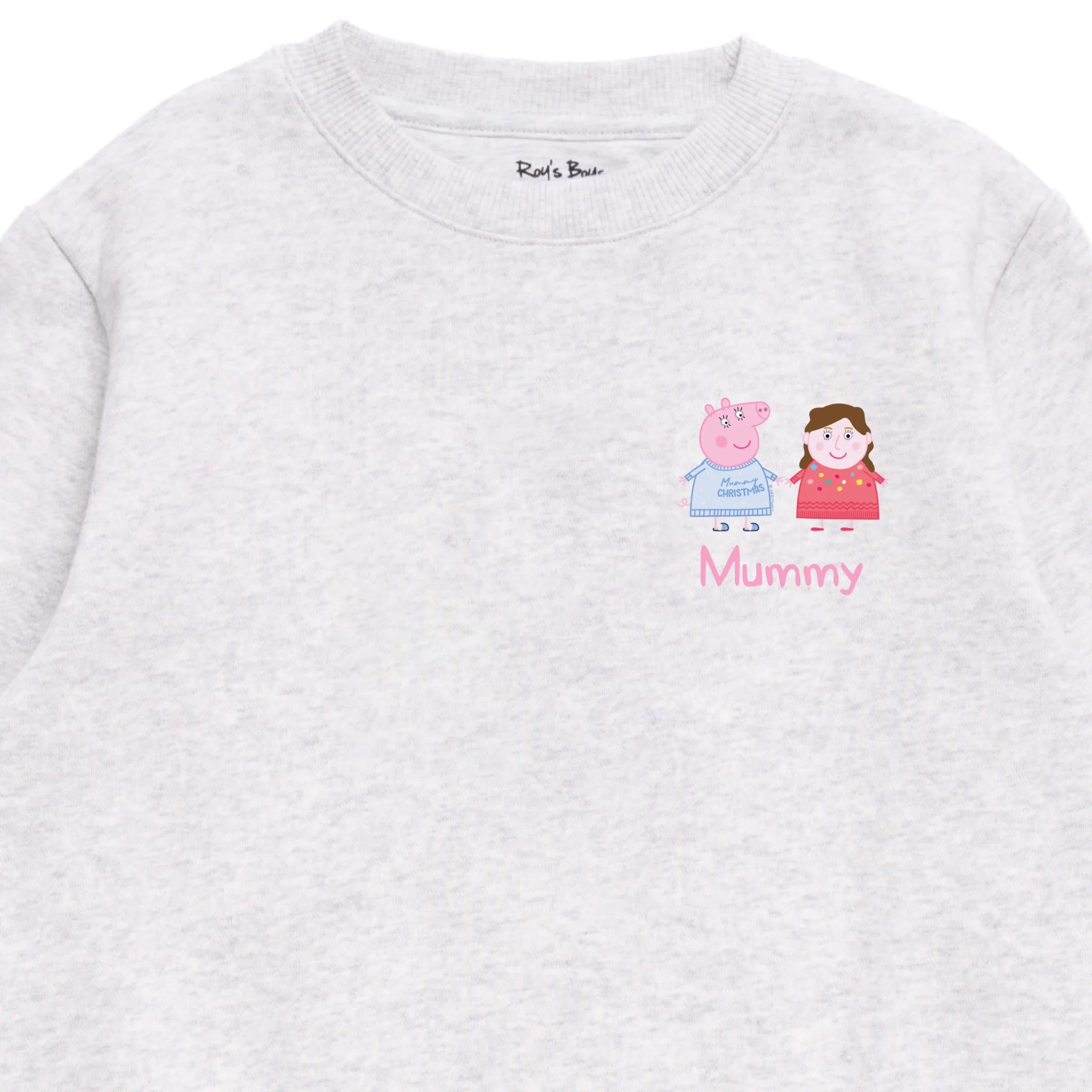 Personalised Person Christmas Peppa Pig Adult Sweatshirt