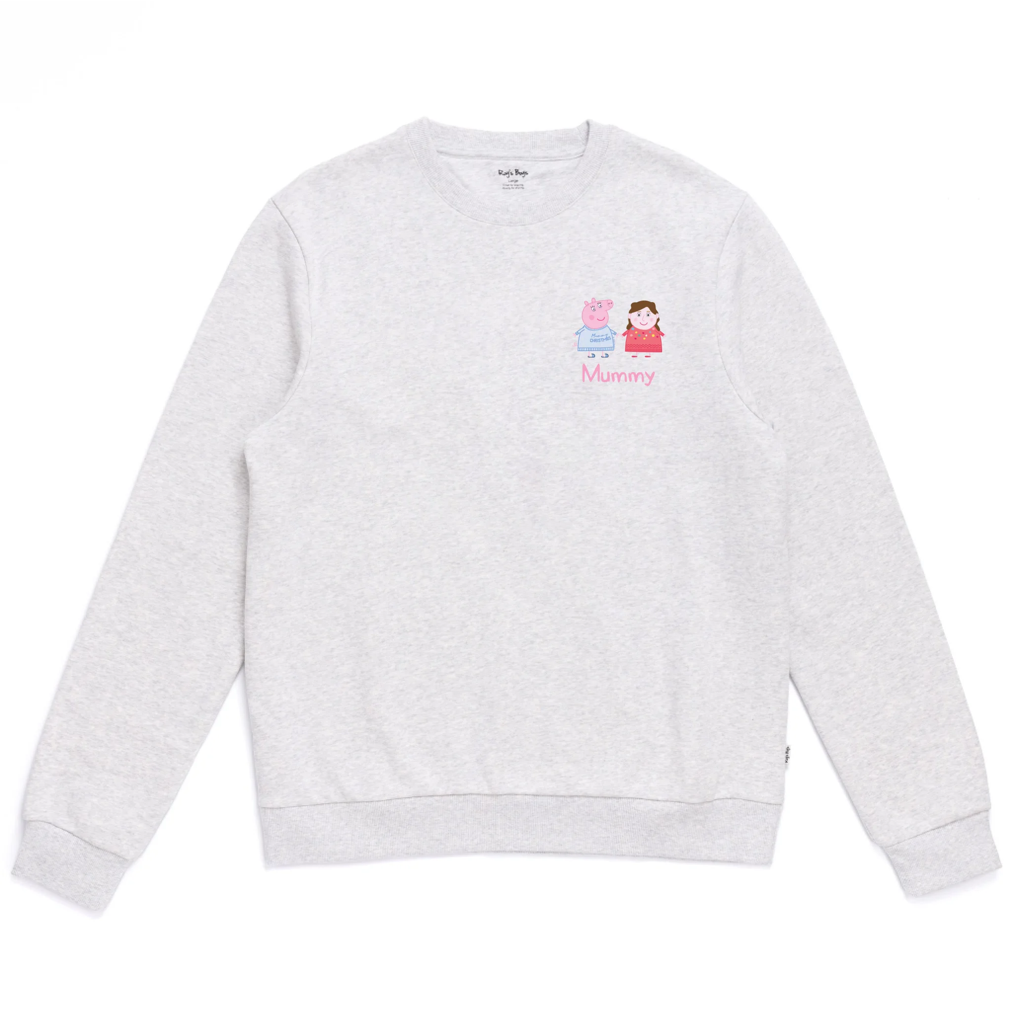 Personalised Person Christmas Peppa Pig Adult Sweatshirt