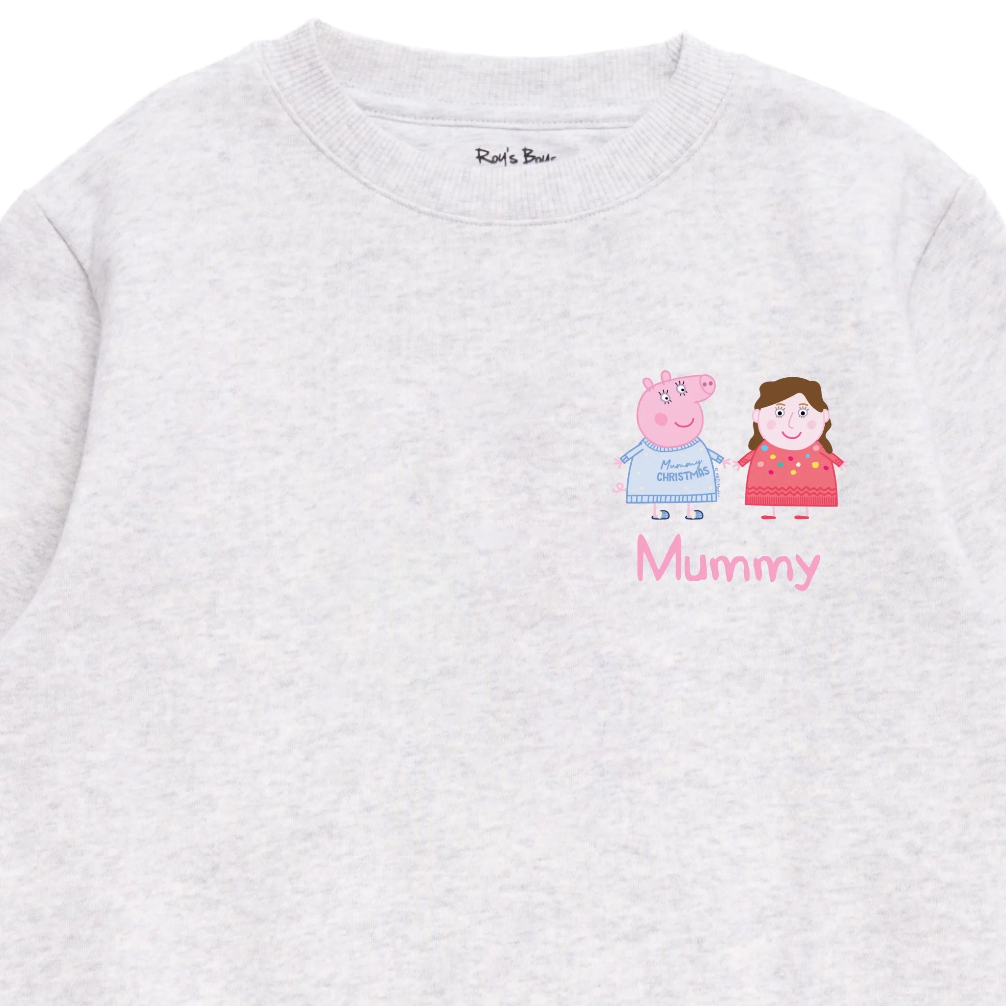 Personalised Person Christmas Peppa Pig Adult Sweatshirt