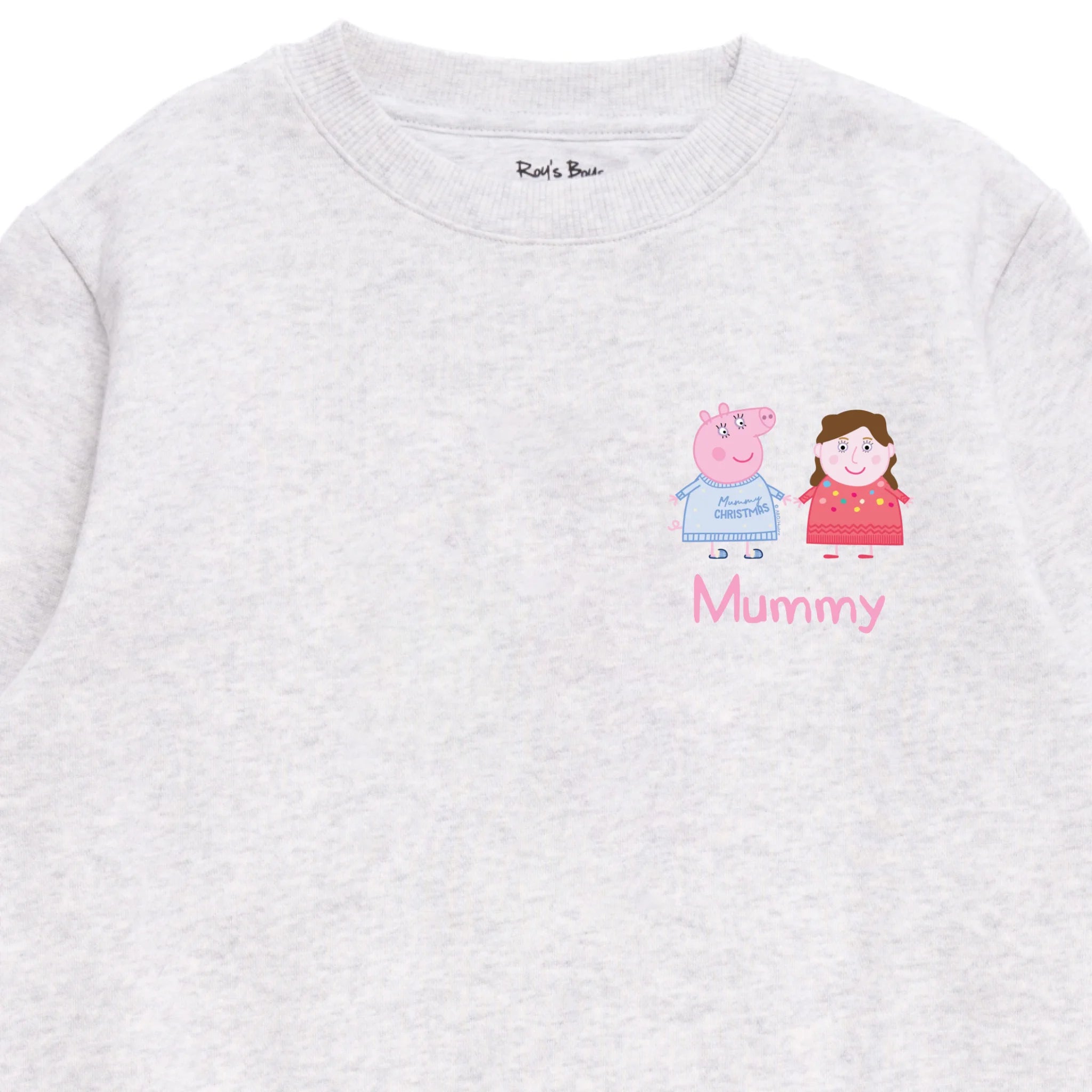Personalised Person Christmas Peppa Pig Adult Sweatshirt