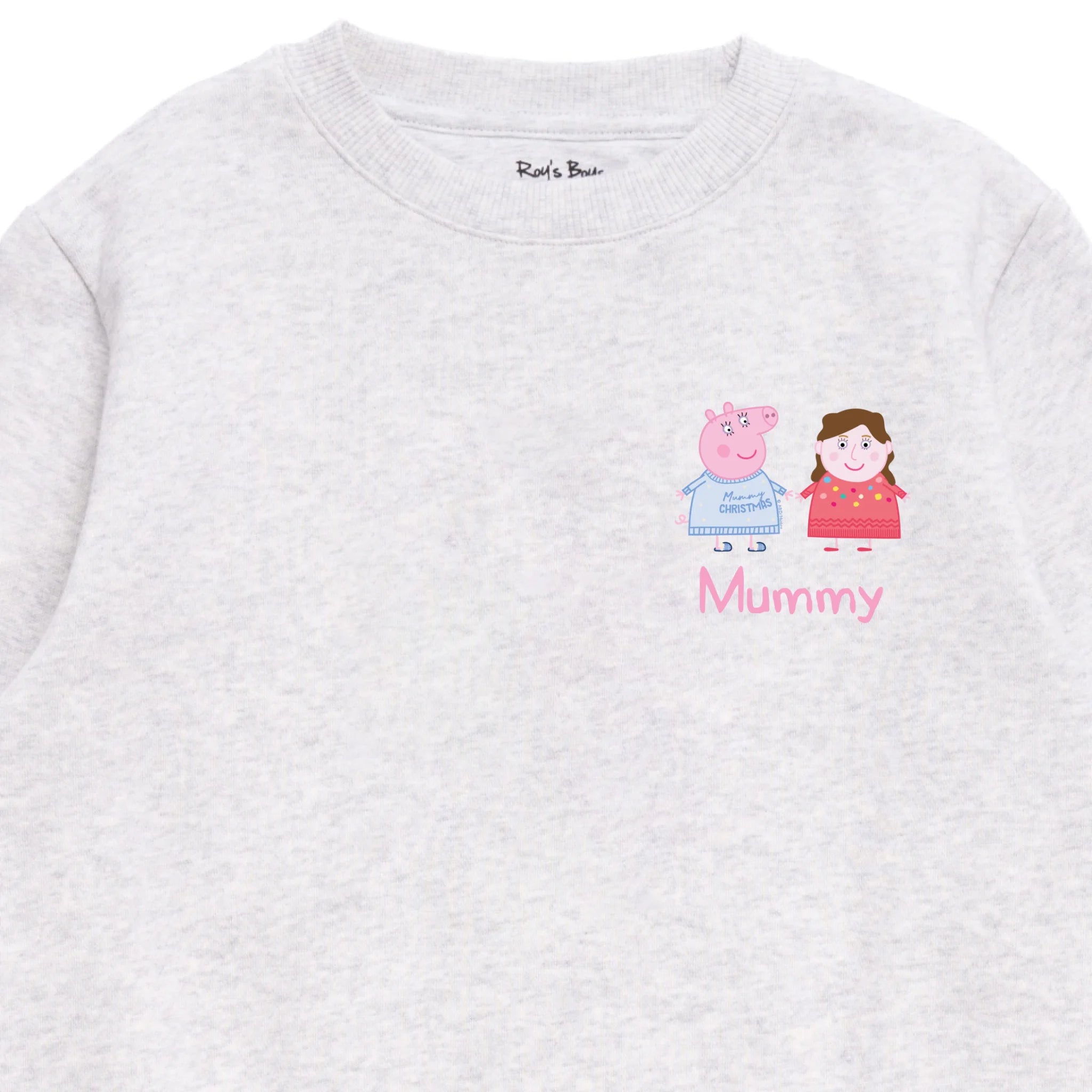 Personalised Person Christmas Peppa Pig Adult Sweatshirt