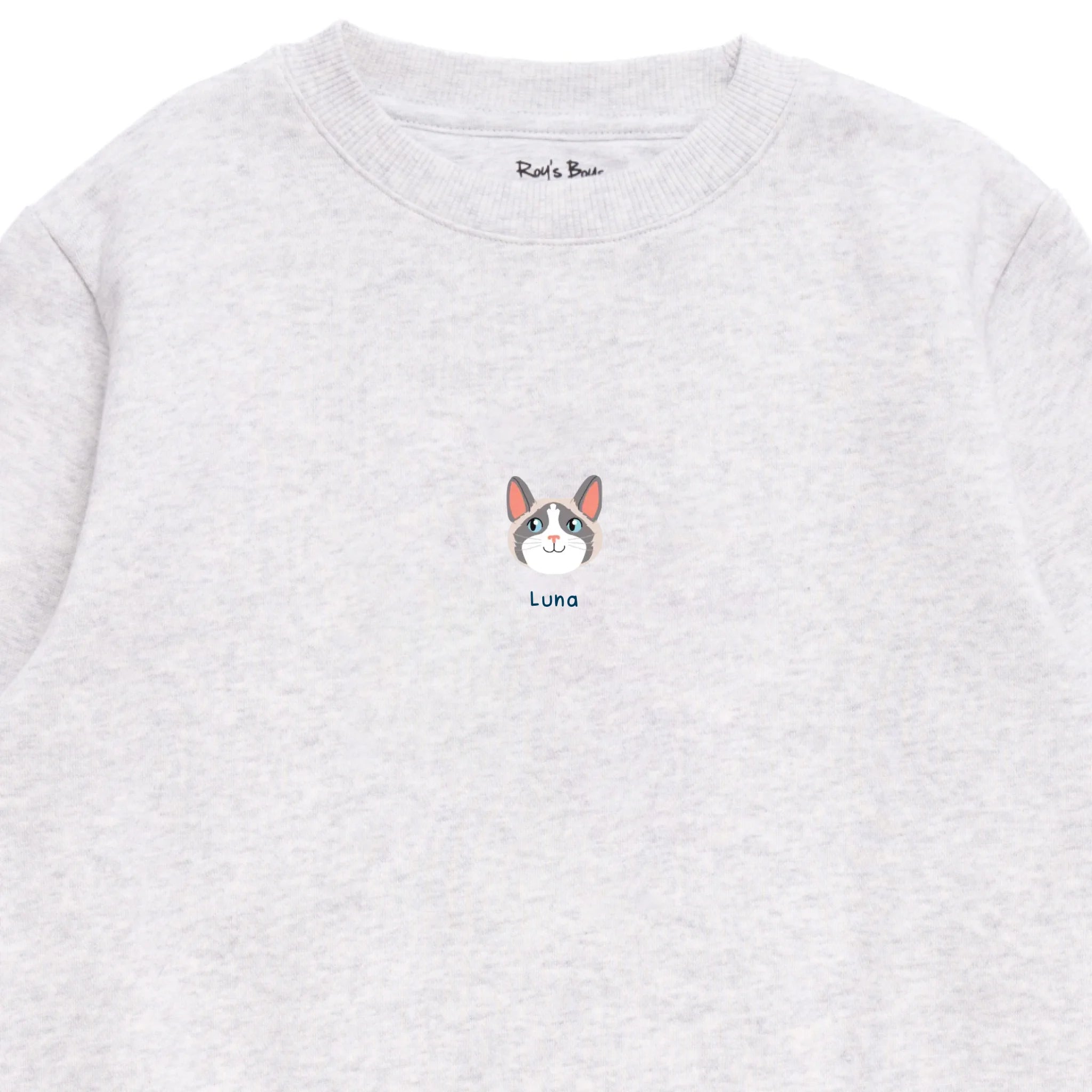 Personalised Build Your Own Cat Adult Sweatshirt