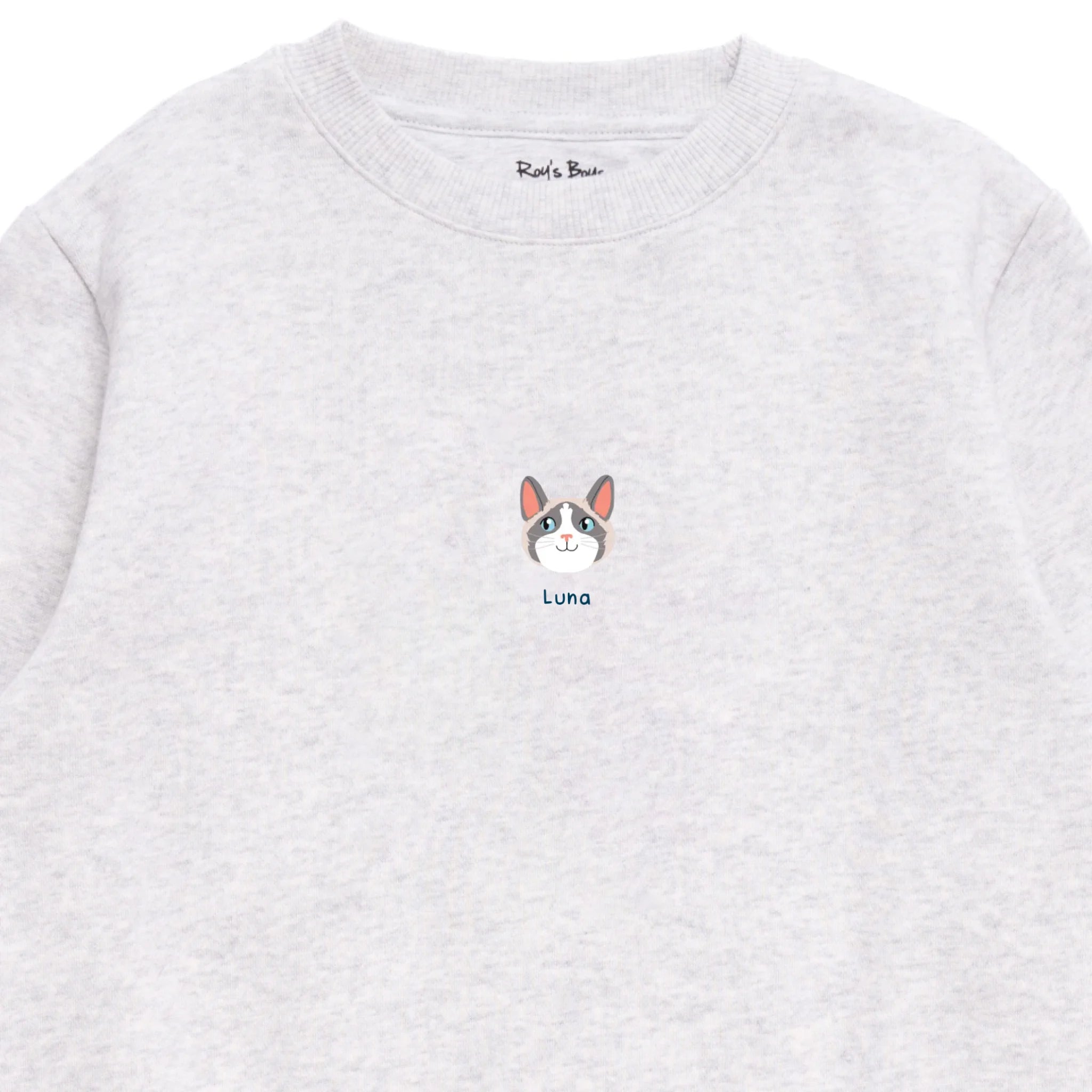 Personalised Build Your Own Cat Adult Sweatshirt
