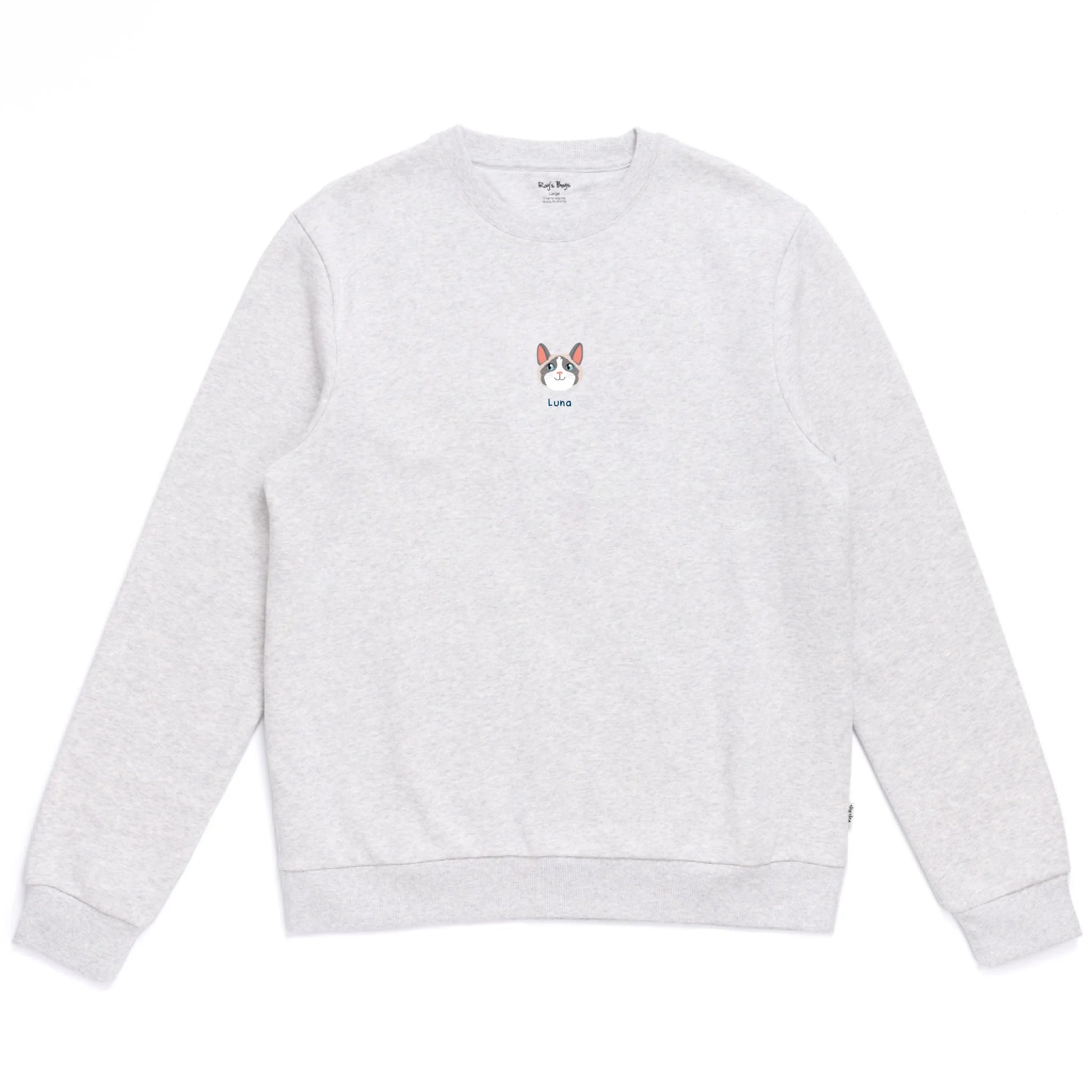 Personalised Build Your Own Cat Adult Sweatshirt